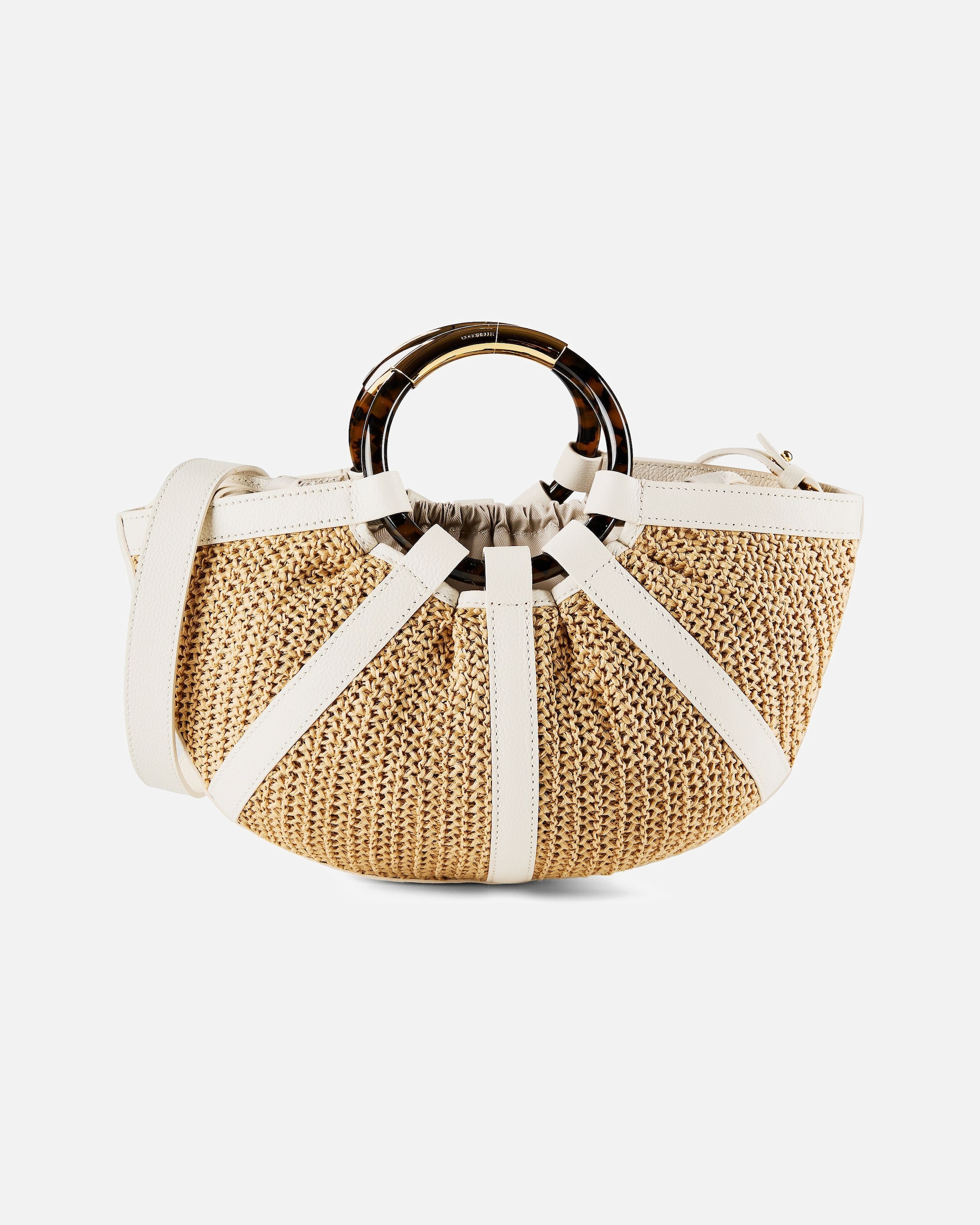 Umhängetasche für Weiblich Coccinelle Shell Shopper natural-pearl