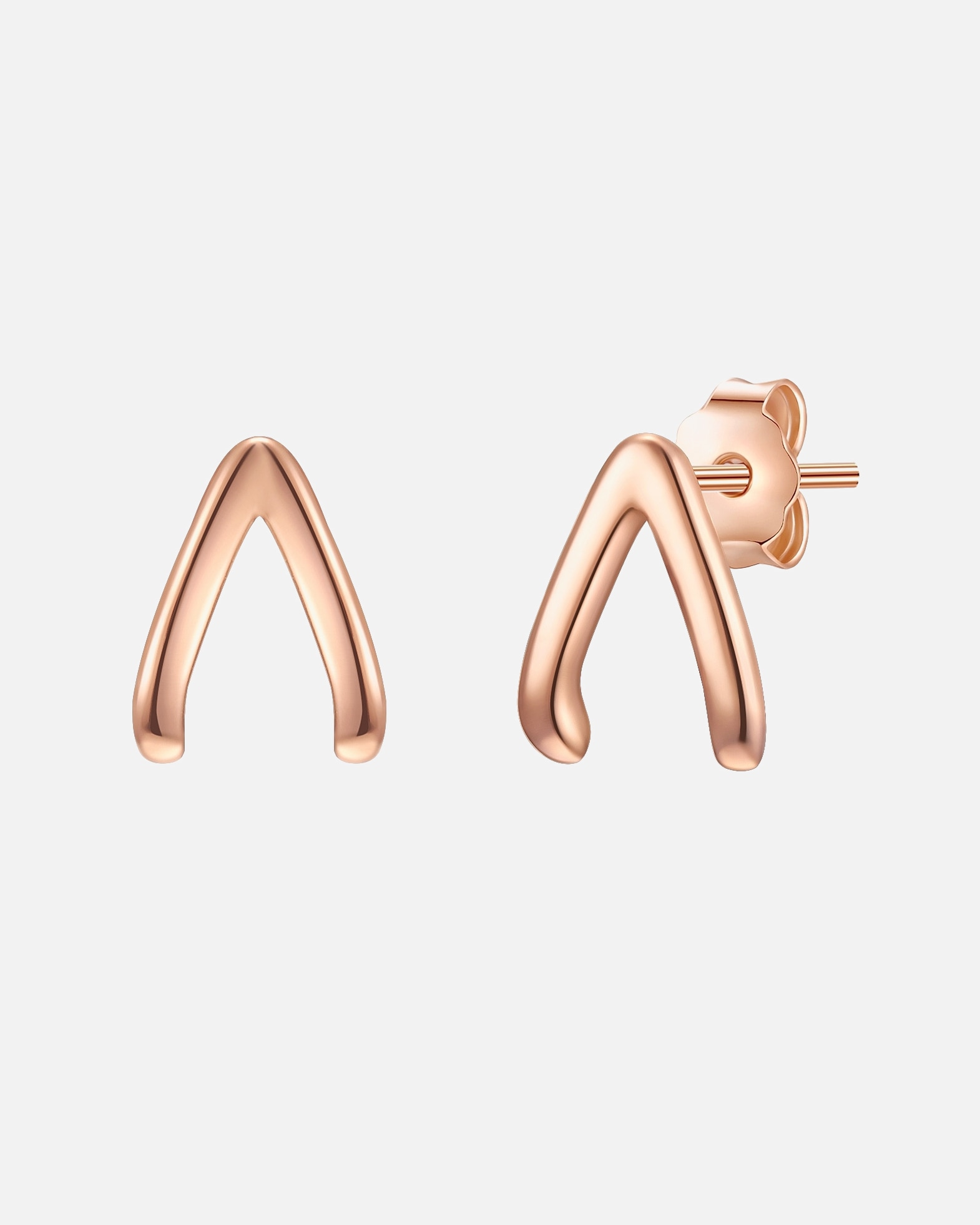 Boucle d'oreilles for FemmeGlanzstücke MünchenPuces d'oreilles en argent Argent sterling en Or rose7,9 mm