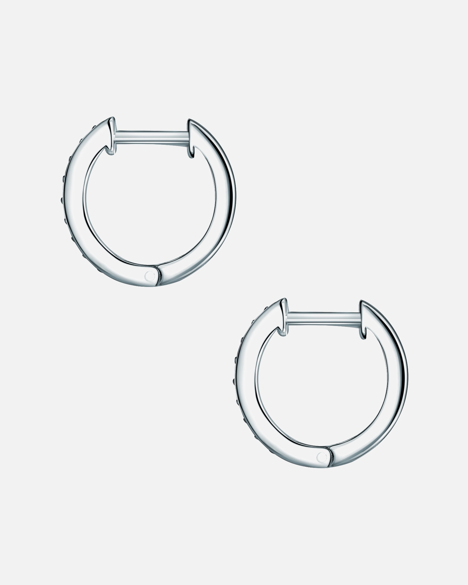 Créoles for FemmeCréoles en argent Argent sterling Oxyde de zirconium (CZ) en Argent15,0 mm