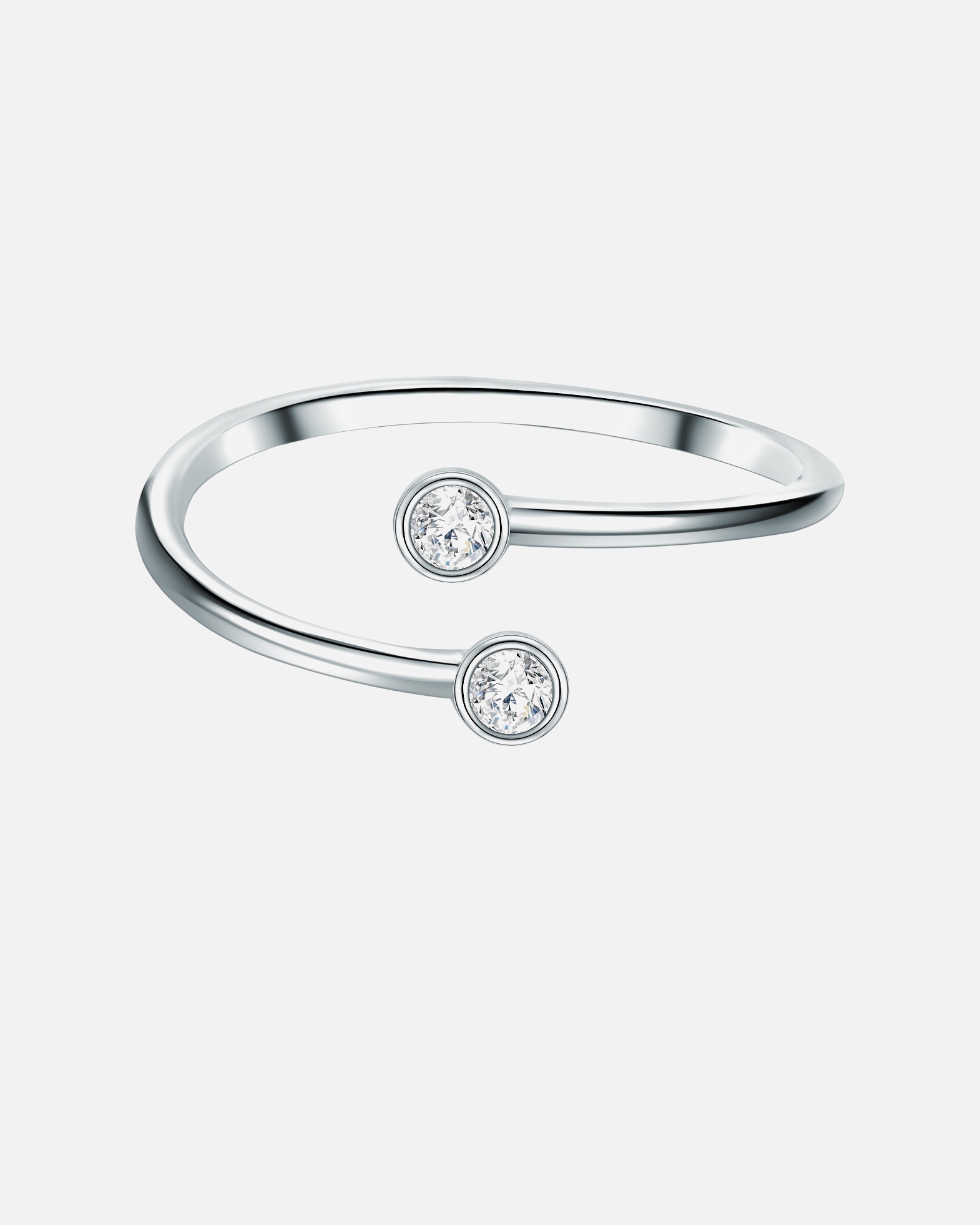 Bague for FemmeTrilaniBague en argent Argent sterling Oxyde de zirconium (CZ) en Argent50