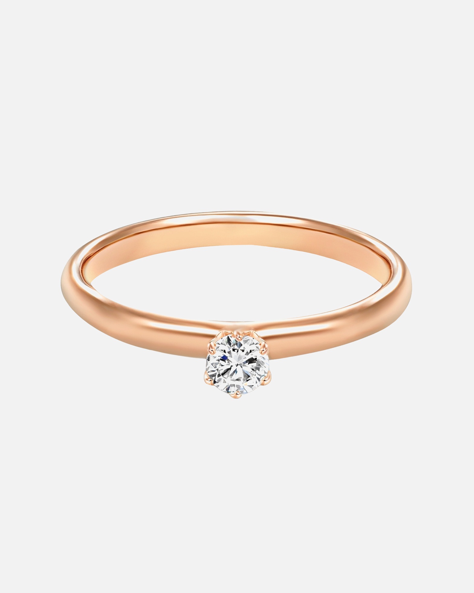 Bague for FemmeTrilaniBague en argent Argent sterling Oxyde de zirconium (CZ) en Or rose60