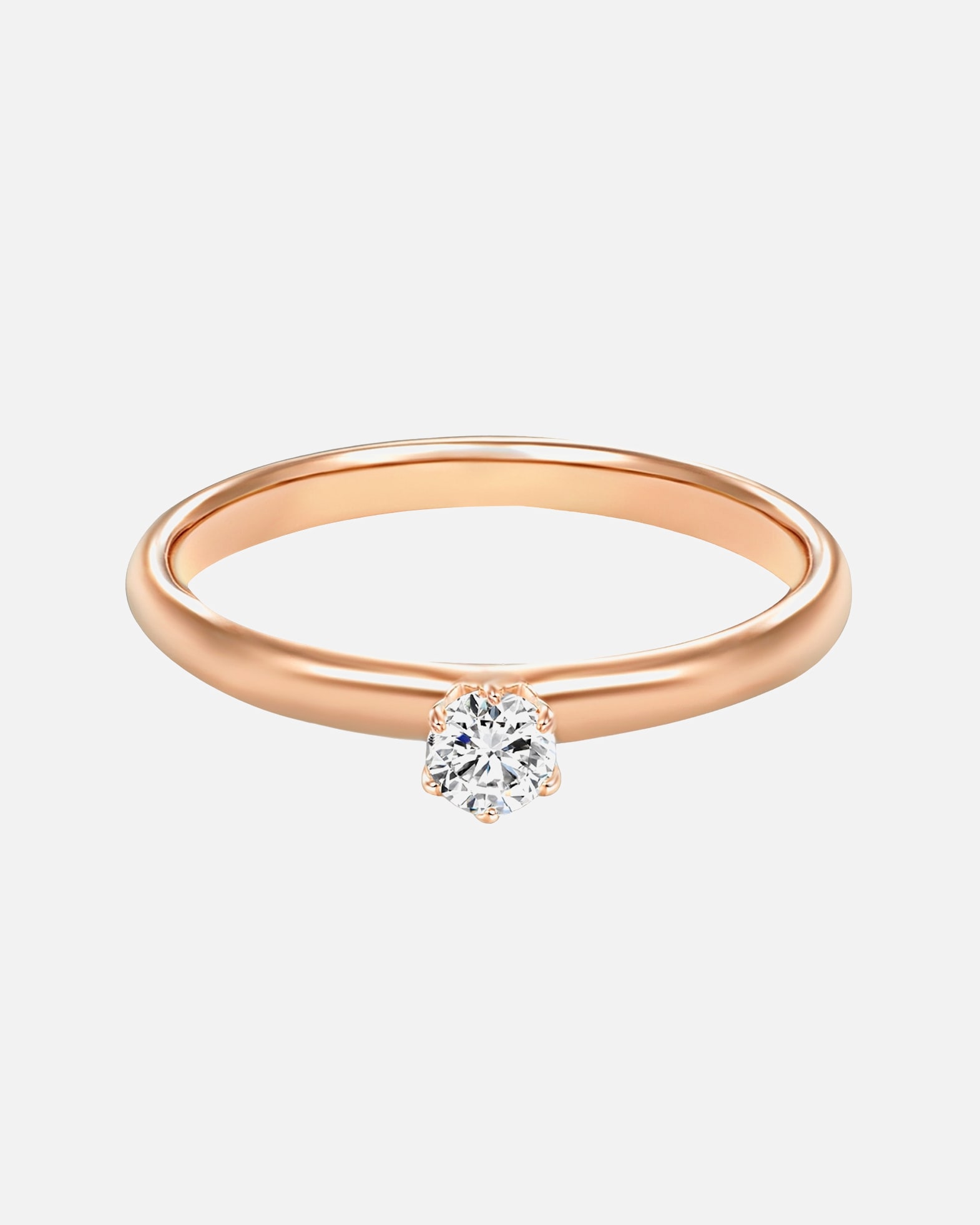 Bague for FemmeTrilaniBague en argent Argent sterling Oxyde de zirconium (CZ) en Or rose54