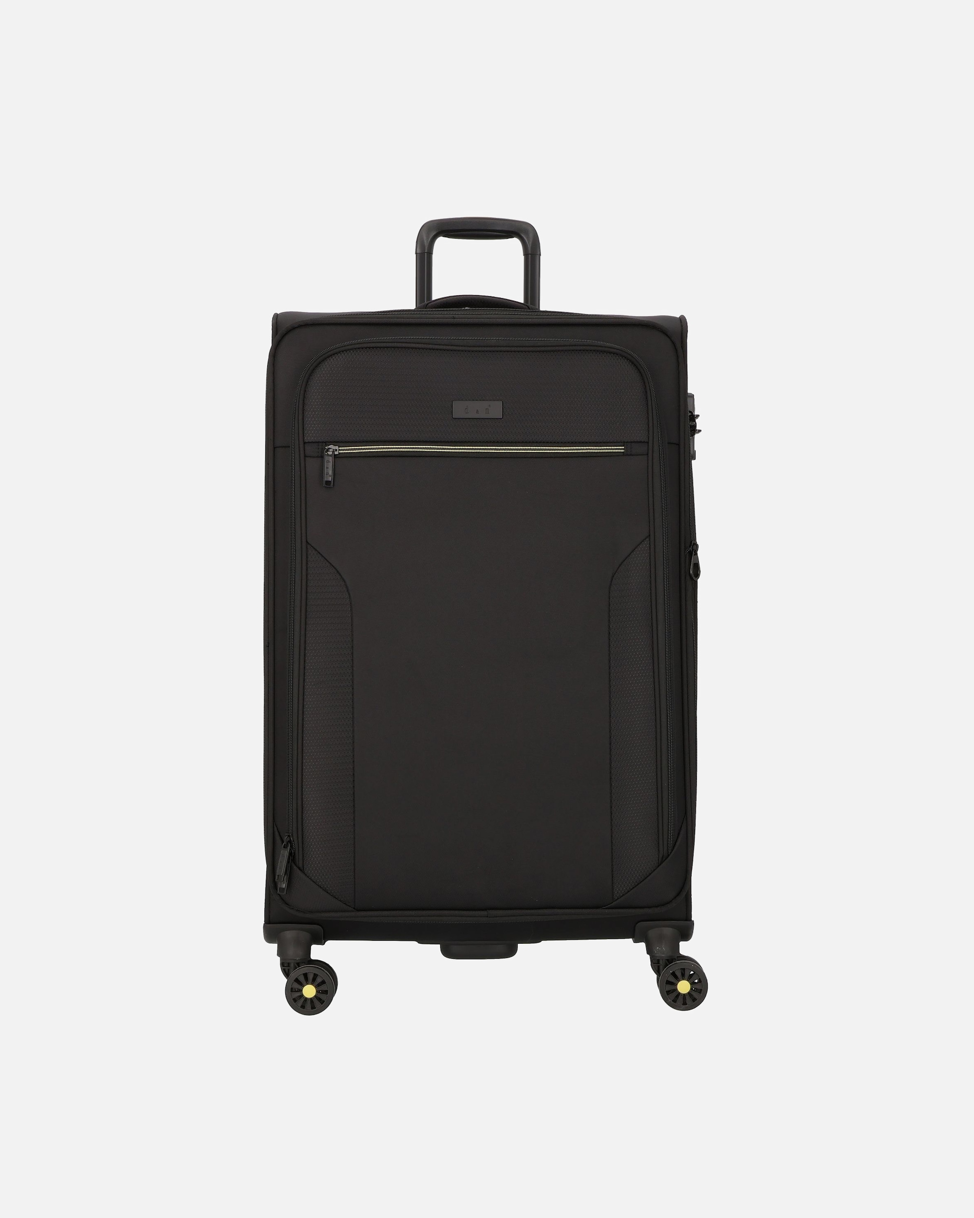 Valise trolley for Hommed & nTravel Line 9704 4 roulettes Trolley L 78 cm avec soufflet d'extensionblack