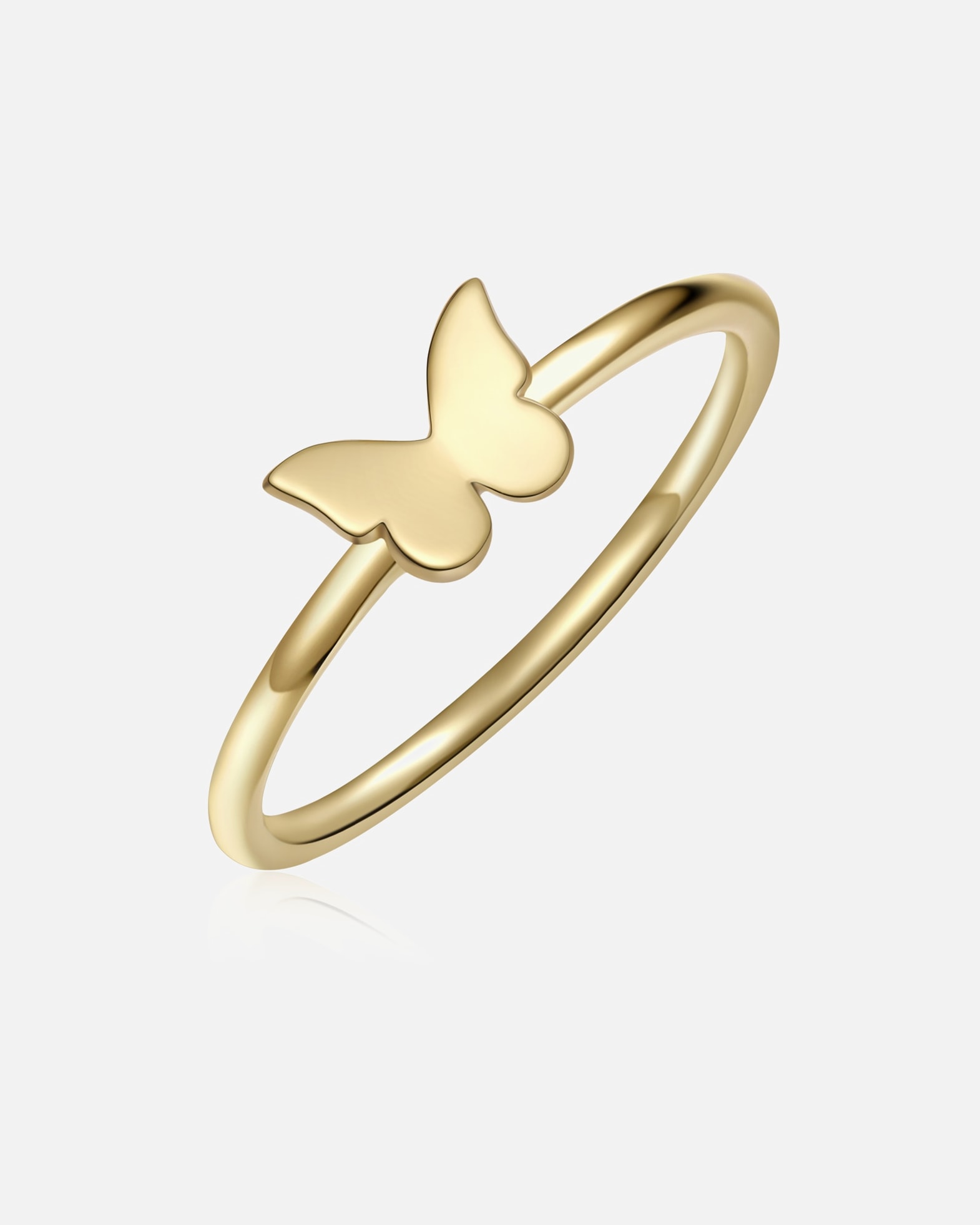 Bague for FemmeGlanzstücke MünchenBague Papillon en Argent Sterling en or jaune avec52