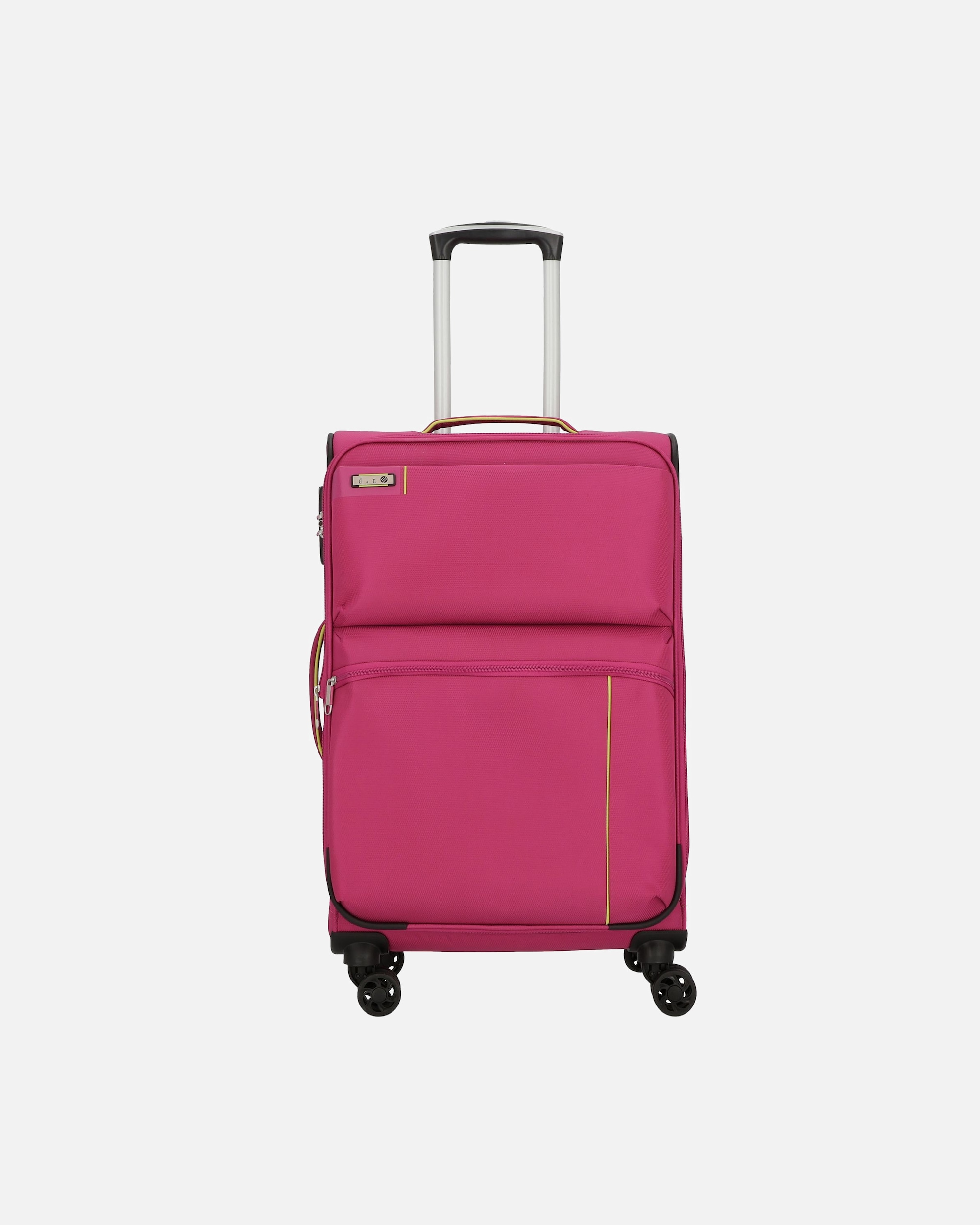 Trolley für Männlich Travel Line 6704 4-Rollen Trolley 65 cm pink