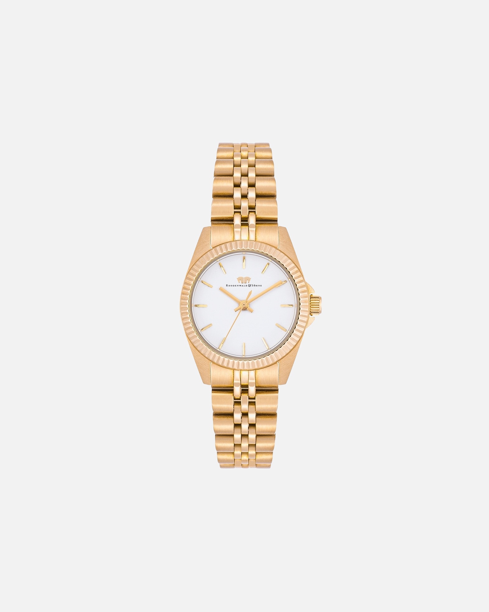 Uhr für Weiblich Armband-Uhr Cassina aus Edelstahl in gelbgold 27,5 mm