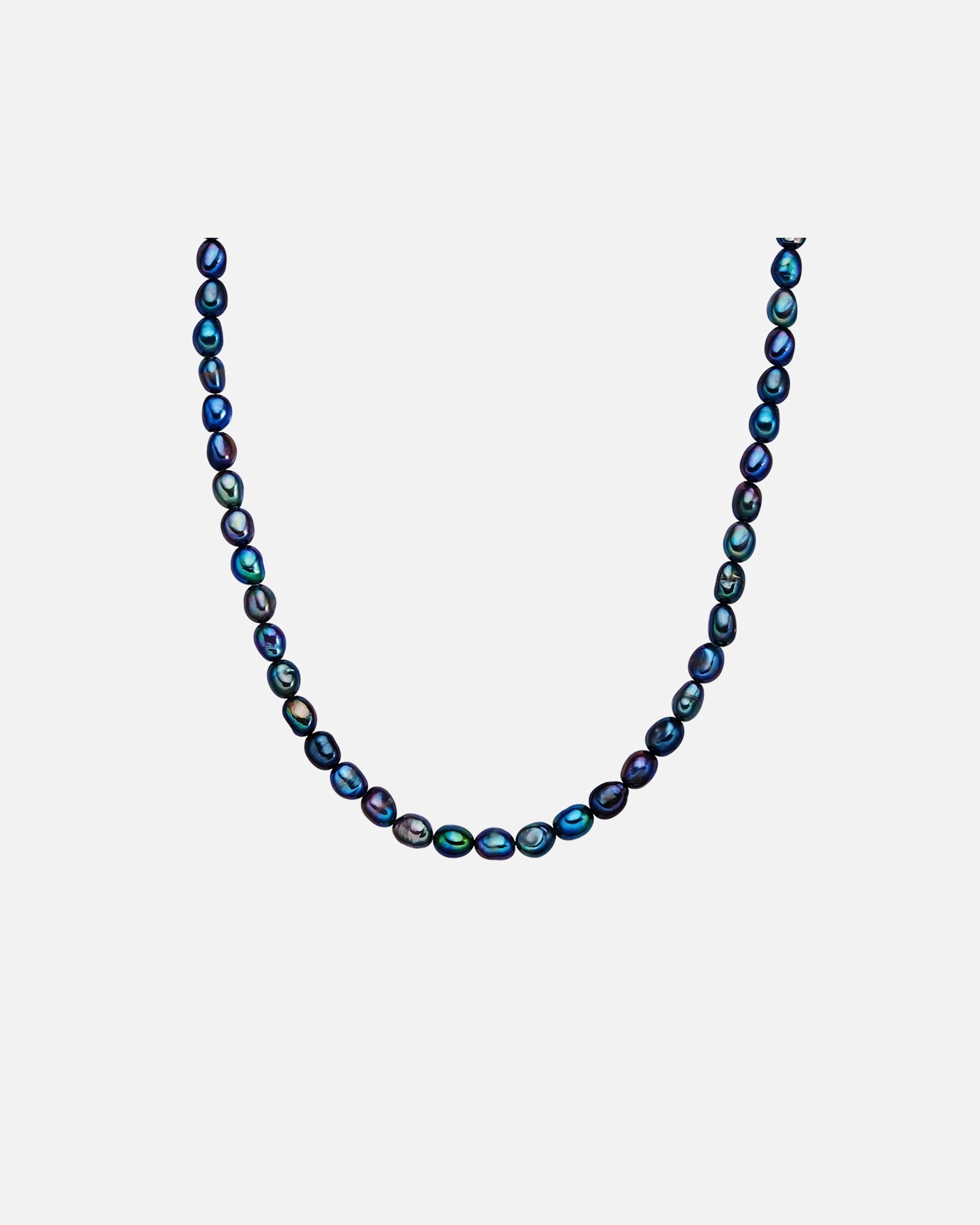 Collier for FemmeCollier de perles Perle de culture d'eau douce Perle de culture d'eau douce en Bleu40,0 cm Basiskette + 5,0 cm Verlängerung