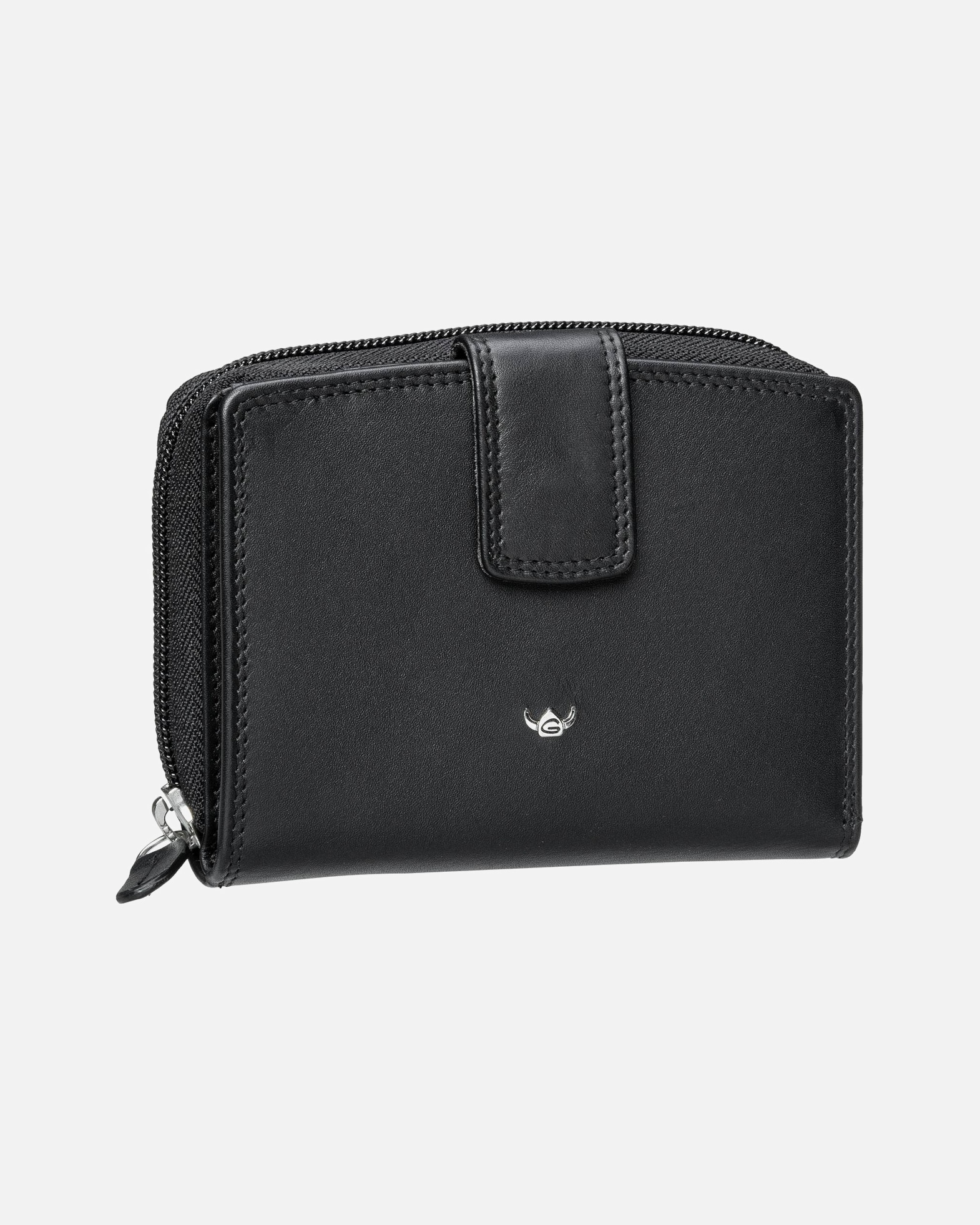 Portemonnaie für Weiblich Golden Head Polo Damengeldbörse schwarz