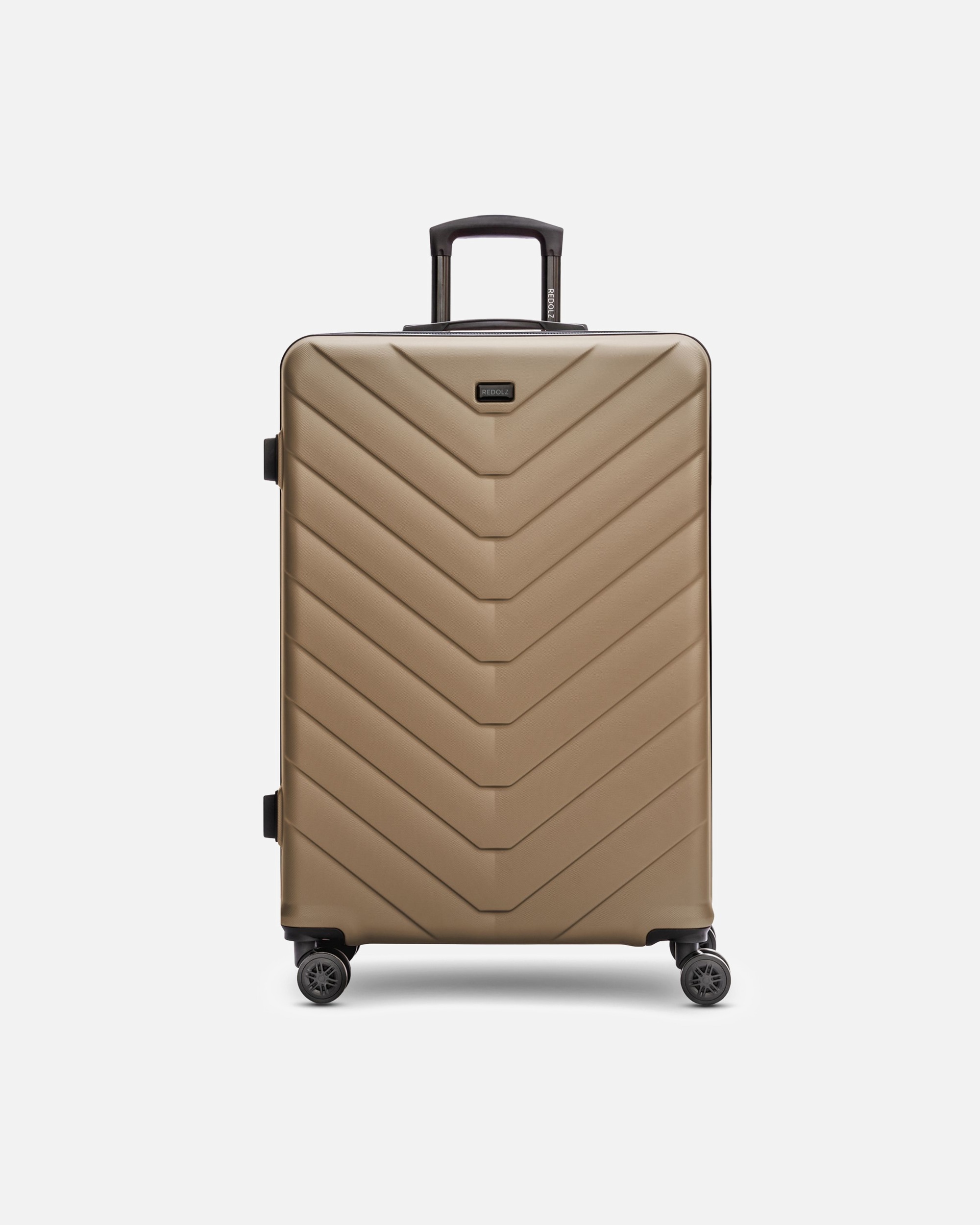 Koffer für Männlich Redolz Essentials 07 LARGE 4 Rollen Trolley 79 cm champagne 2