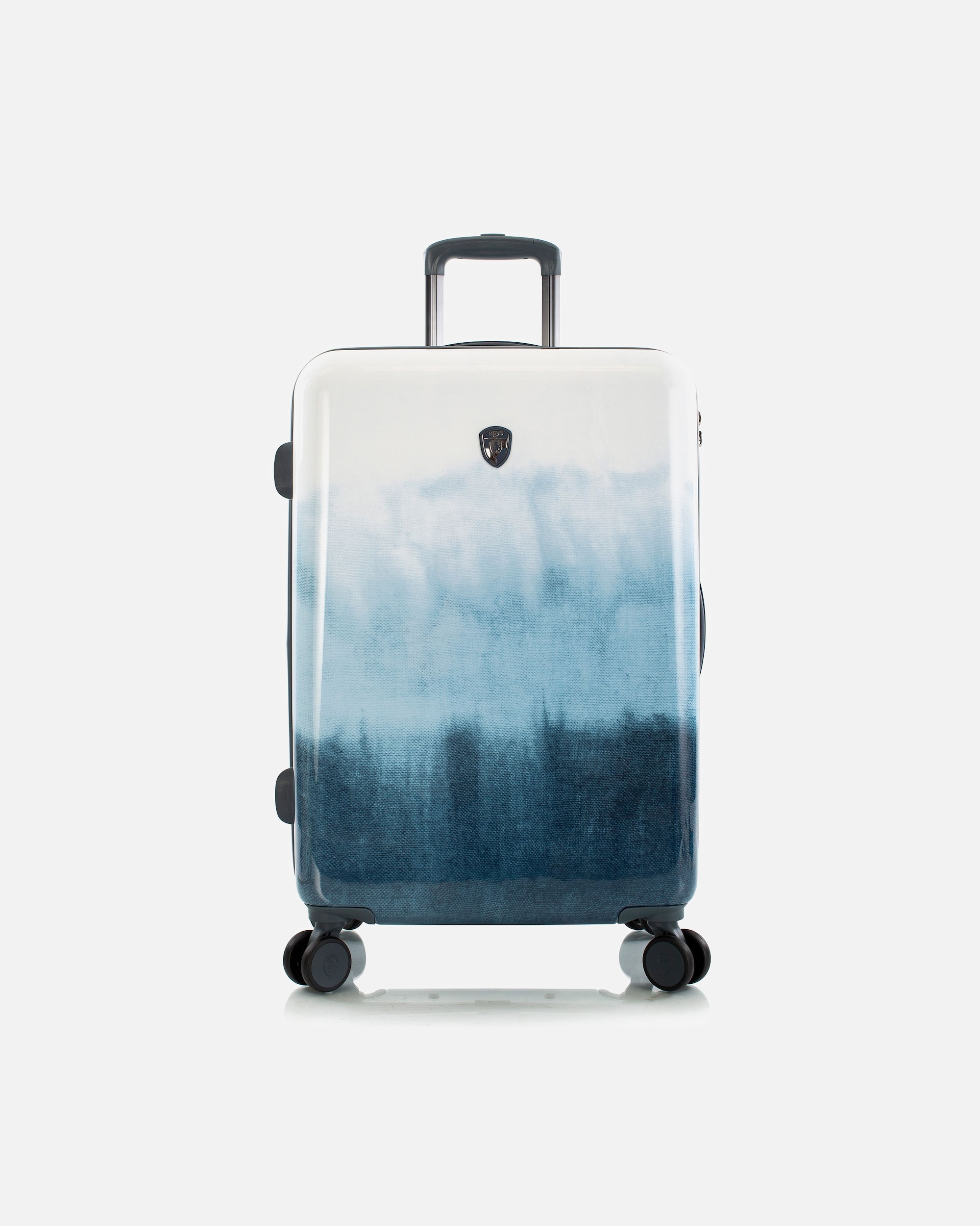 Valise trolley for HommeHeysBlack Camo 4 roulettes Trolley M 66 cm avec soufflet d'extensionblue