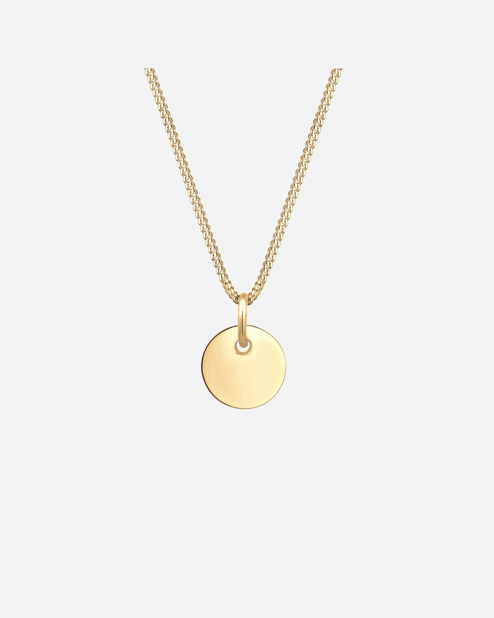 Collier for FemmeElliFemmes Pendentif Plaquette Basique Géo Look en Argent Sterling 92545