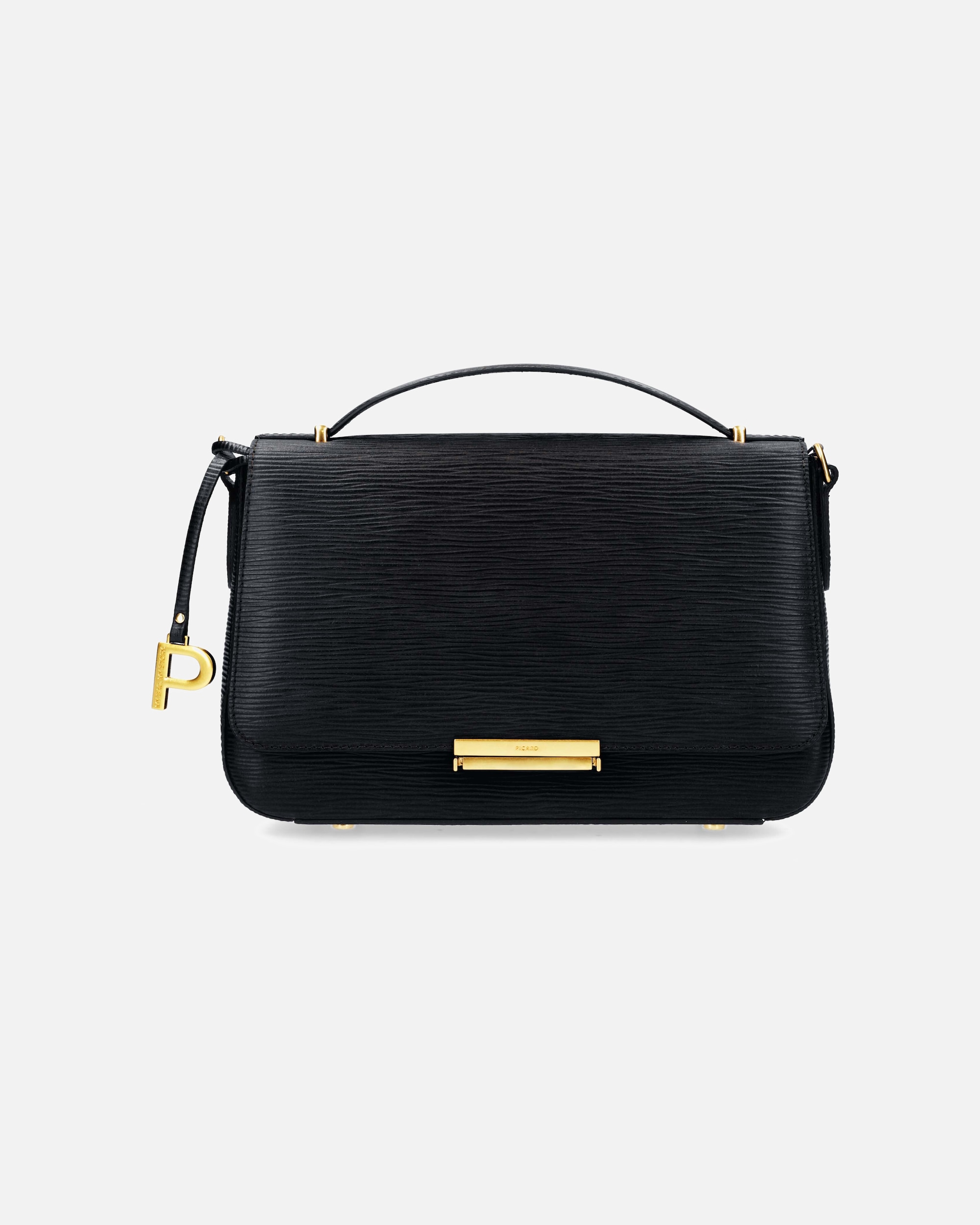 Clutch für Weiblich Picard Calais Henkeltasche schwarz