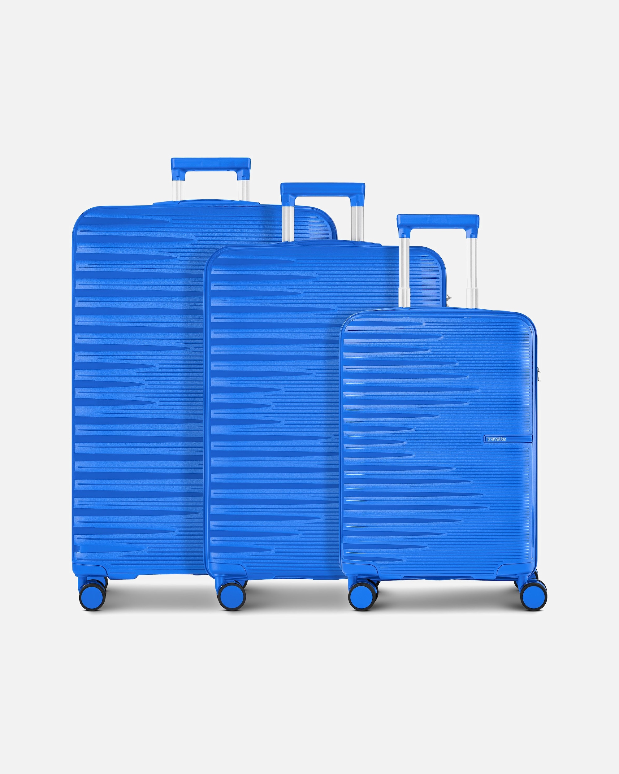 Valise for HommeTravelitePacific 4 roues Set de valises 3 piècesblue