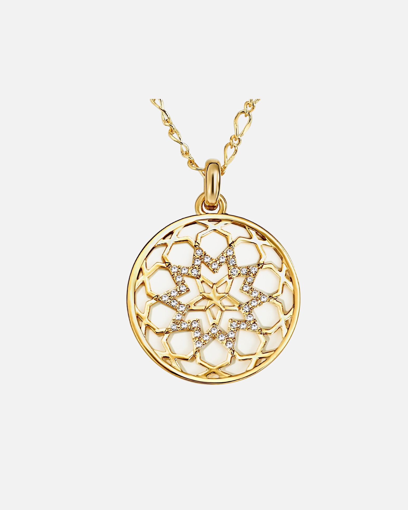 Collier for FemmeLulu & JaneChaîne de cristaux Swarovski® Métal Orné de cristaux Swarovski® en Or jaune65,0 cm