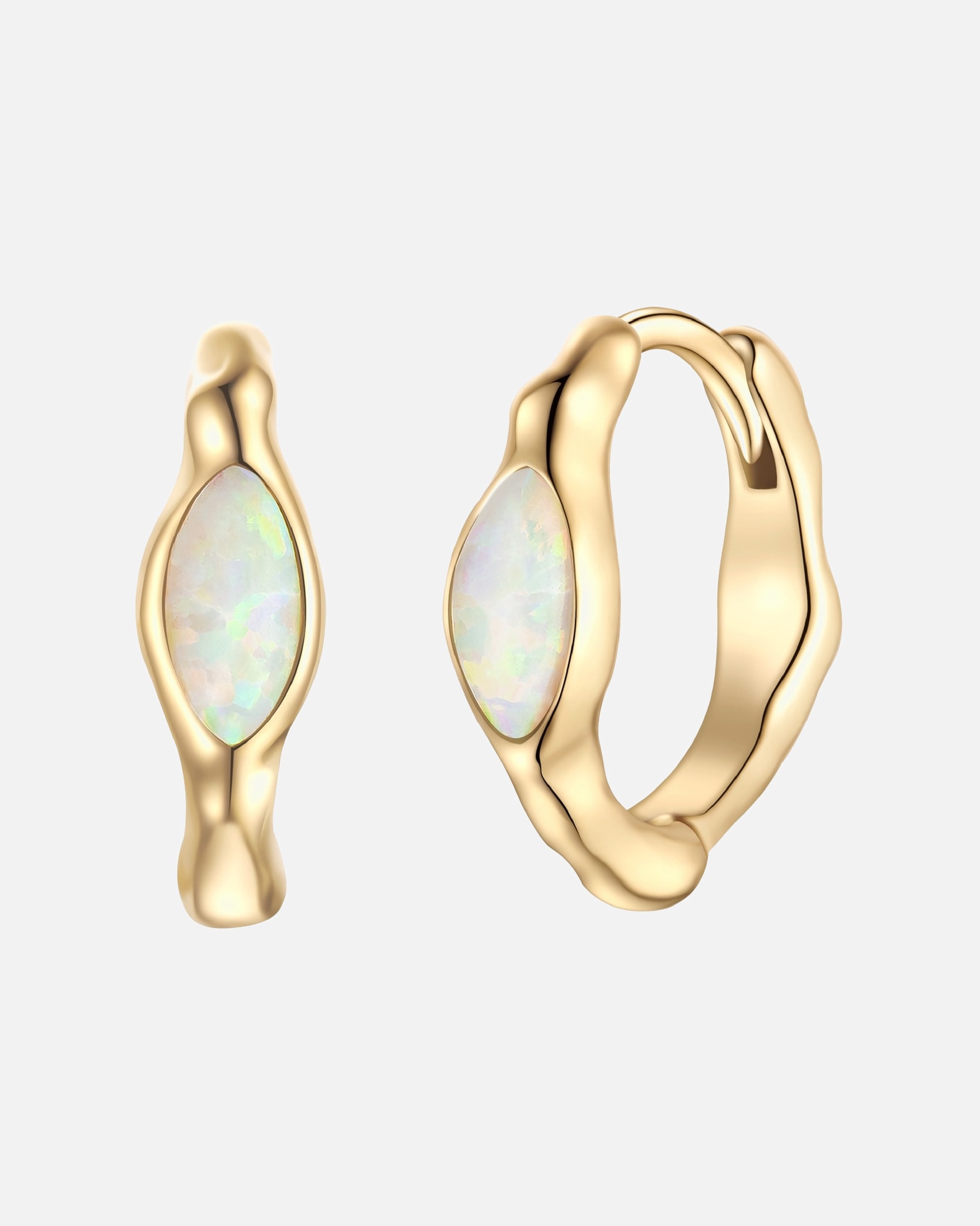 Créoles for FemmeGlanzstücke MünchenBoucles d´oreilles en Argent sterling en Or jaune11,2 mm