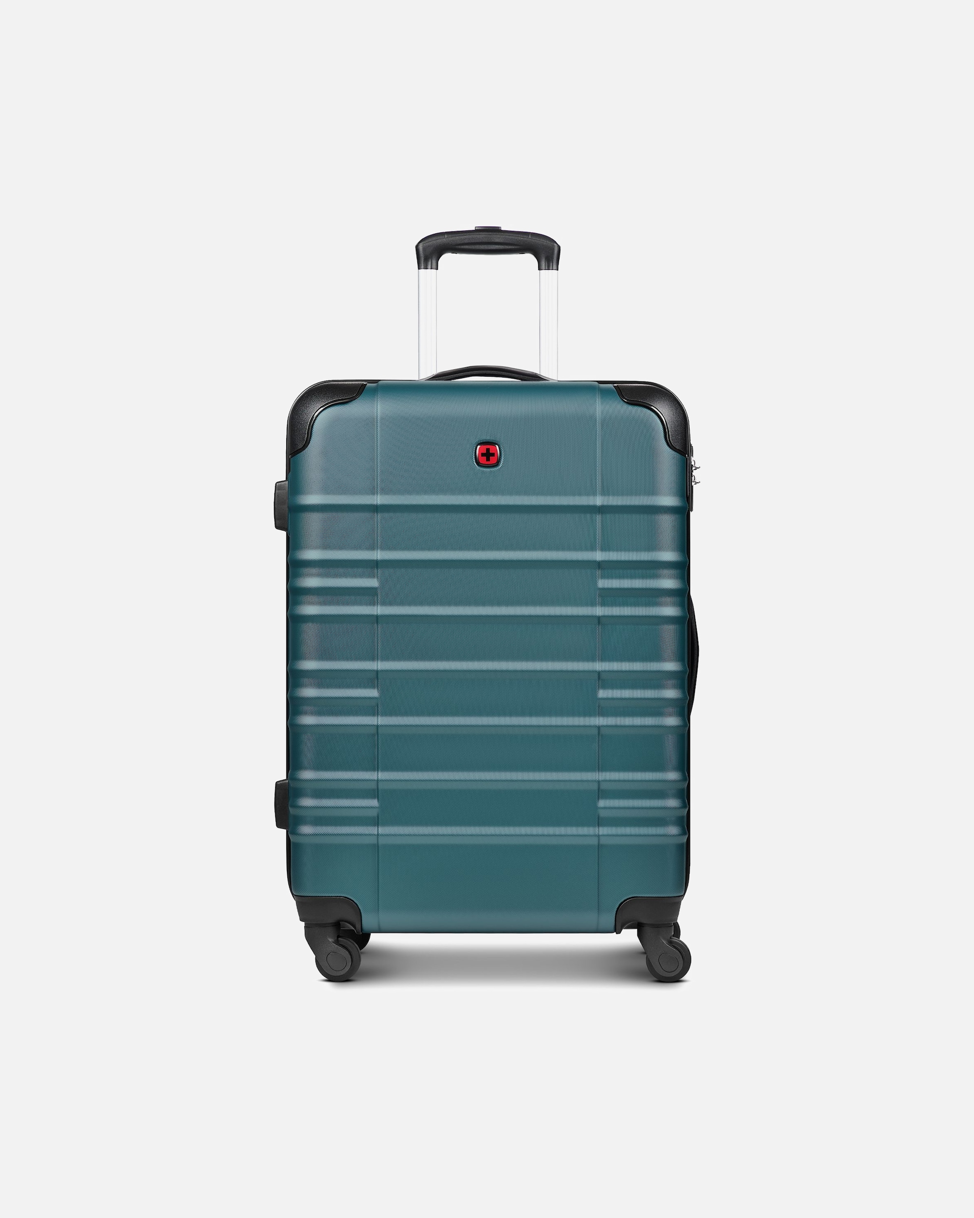 Valise trolley for HommeWengerAmplar Evo 4 roues Valise cabine M 65 cm '"avec soufflet d''extension"'petrol
