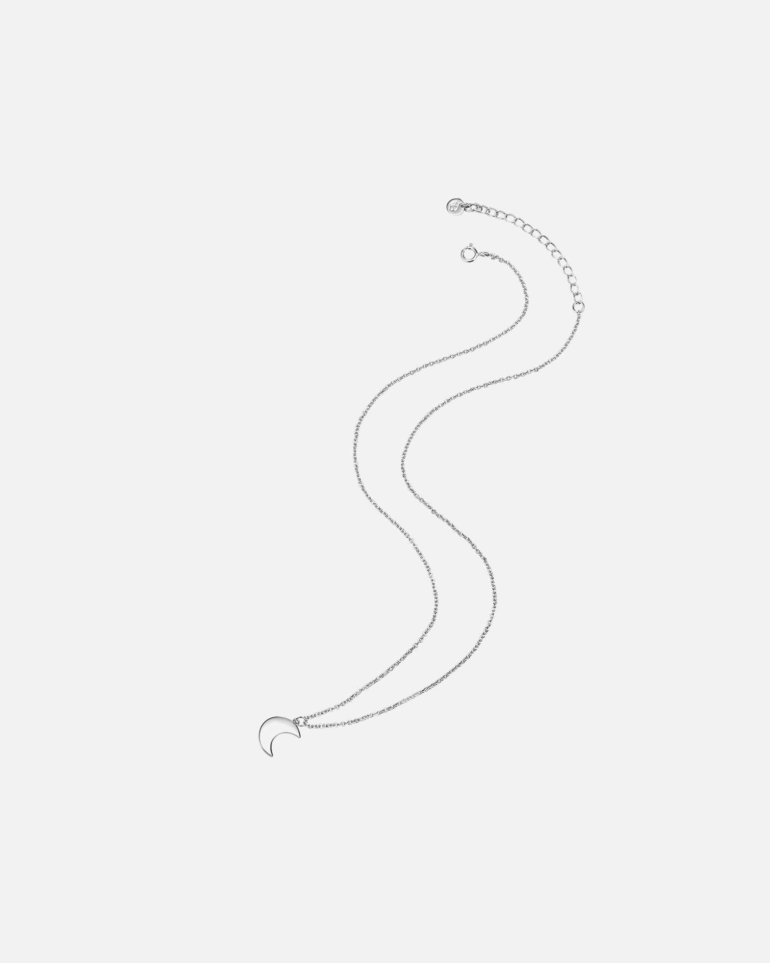 Collier for FemmeGlanzstücke MünchenCollier en argent Lune Argent sterling en Argent40,0 cm Basiskette + 5,0 cm Verlängerung