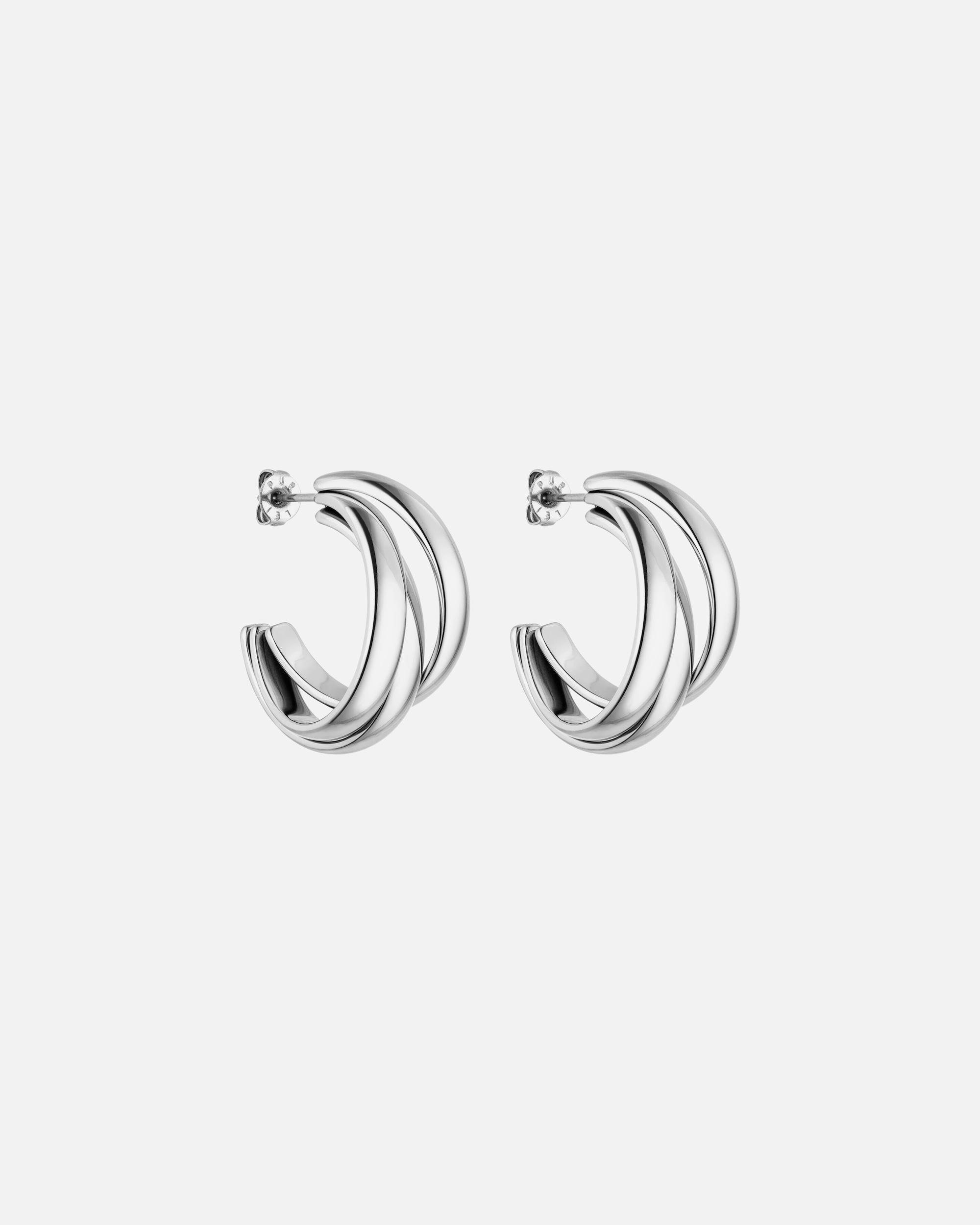 Boucle d'oreilles for FemmePureleiCascade Boucles d'oreilles 100% acier inoxydableArgent