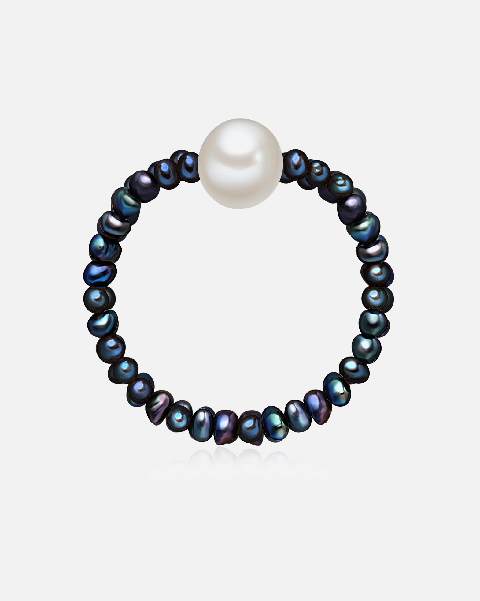 Bague for FemmeValero PearlsBague avec perle Perle de culture d'eau douce Perle de culture d'eau douce en BleuOne size