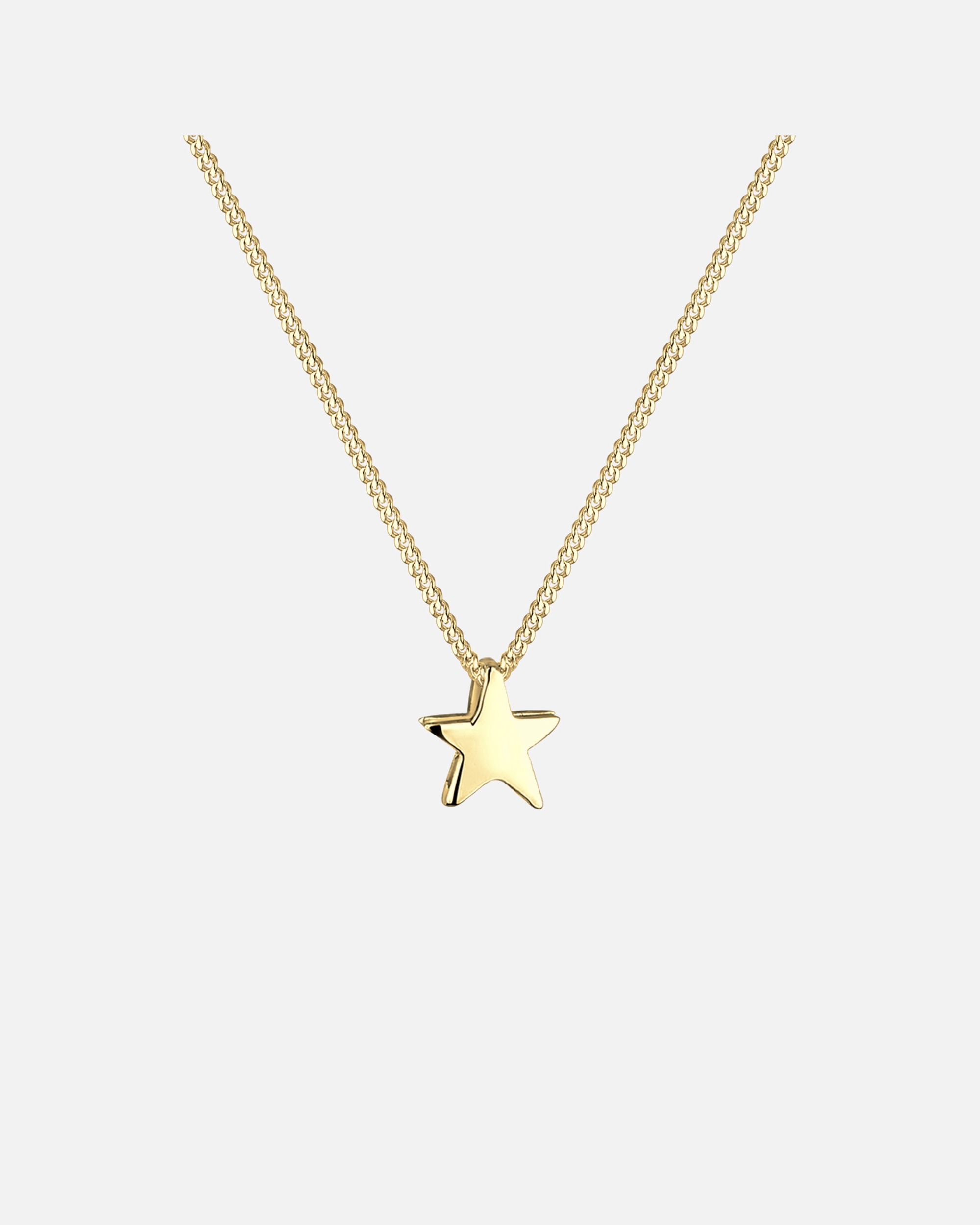 Halskette für Weiblich Elli Stern Filigran Astro Basic 925 Sterling Silber goldfarben