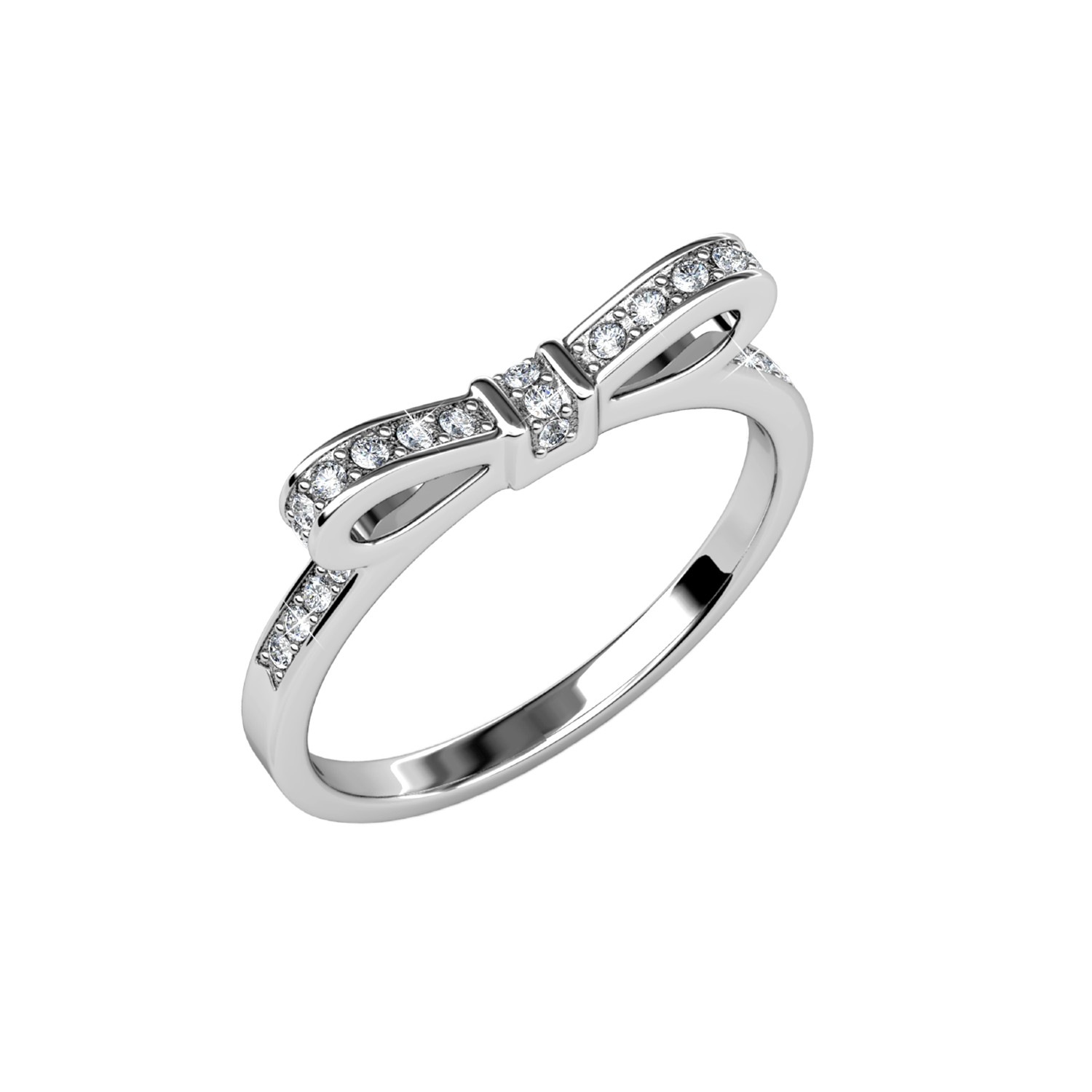 Ring Ribbon - Silber - 52