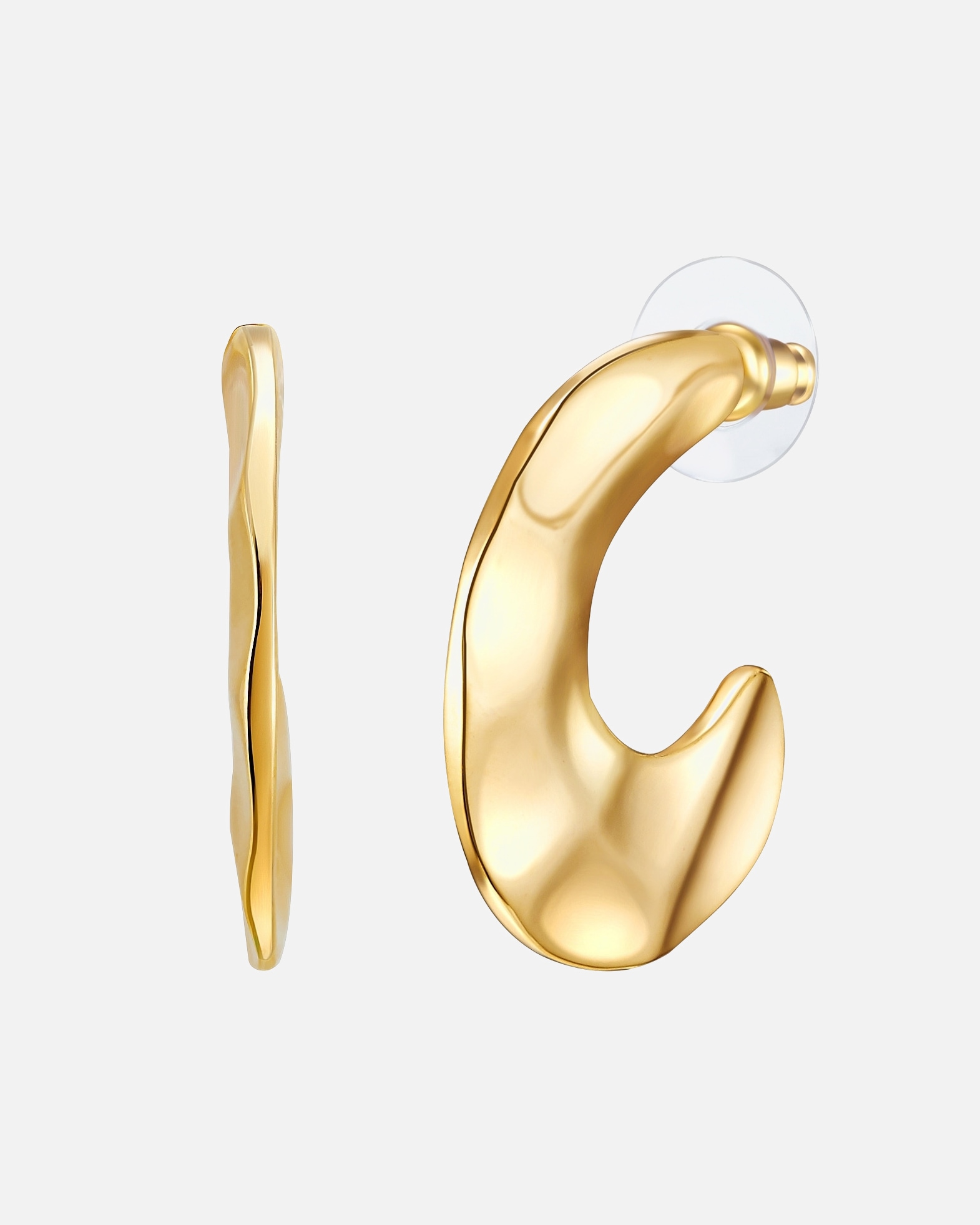 Boucle d'oreilles for FemmeYokoamiiBoucles d'oreille tendance Métal en Or jaune32,1 mm