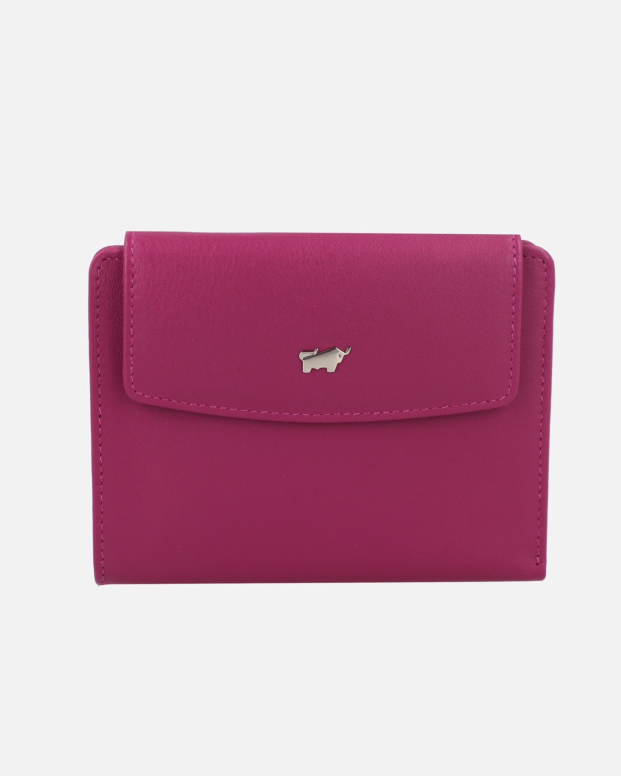 Portemonnaie für Weiblich Braun Büffel Joy Damengeldbörse purple plum