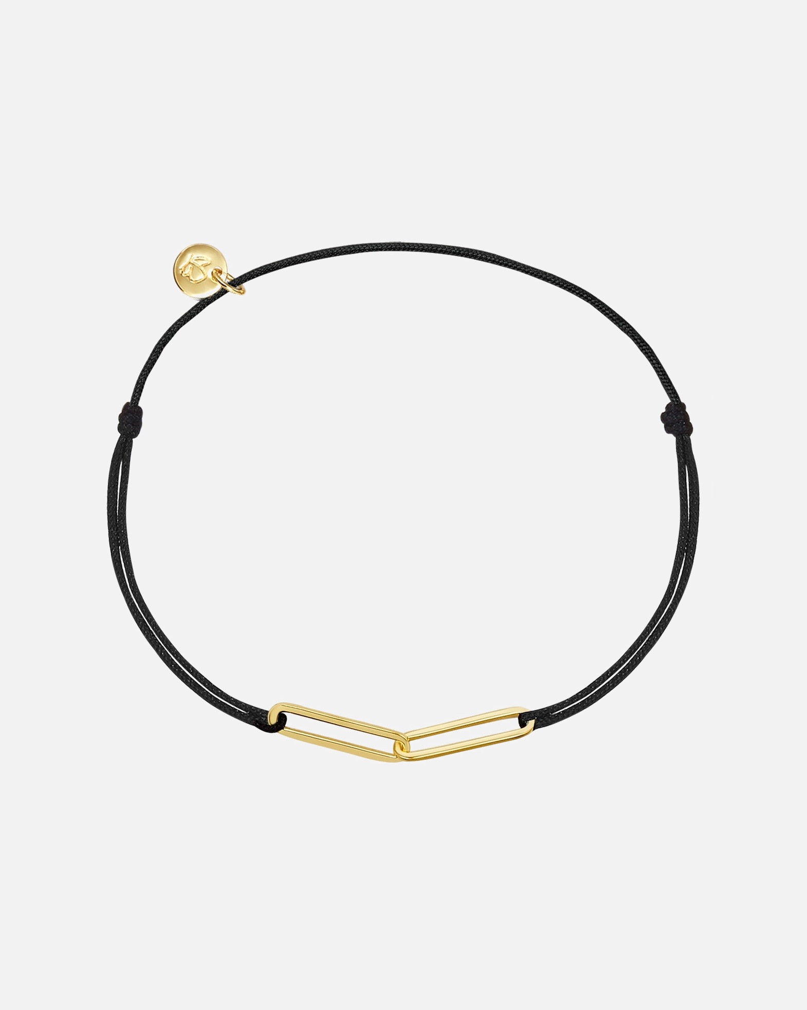 Bracelet for FemmeBracelet en tissu Argent sterling en Or jaune15,0 - 22,0 cm, flexibel einstellbar