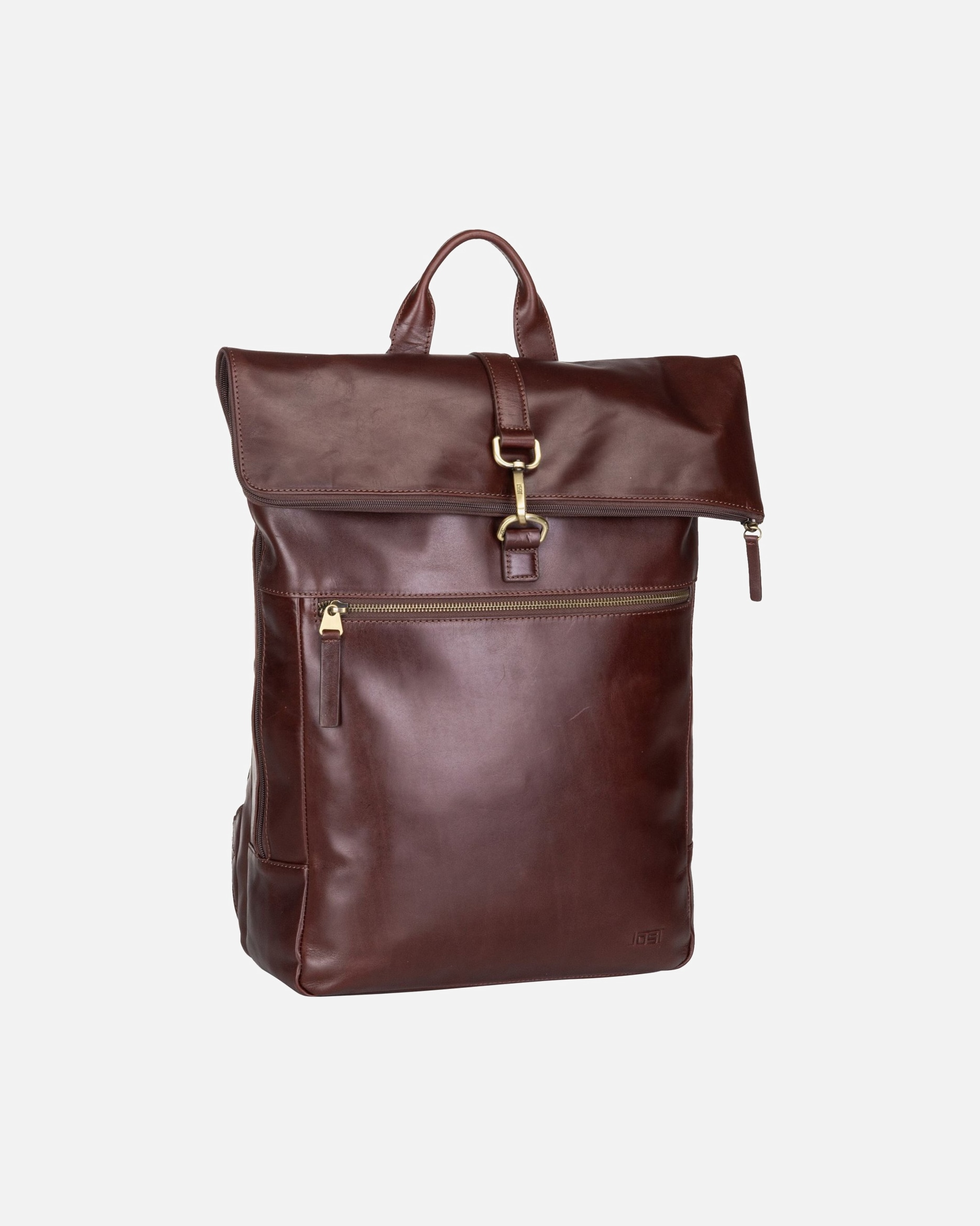 Sac à dos for UnisexeJostSkagen Sac à dos professionnel Cuir 44 cm Compartiment pour ordinateur portableredbrown