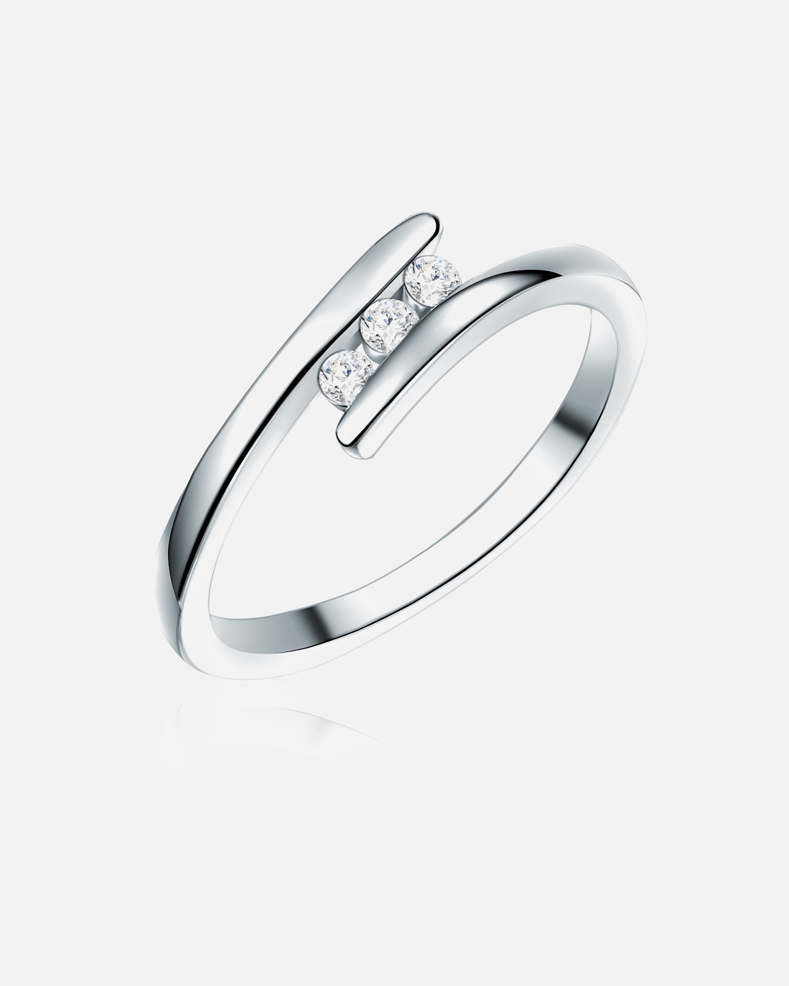 Bague for FemmeRafaela DonataBague en argent Argent sterling Oxyde de zirconium (CZ) en Argent56