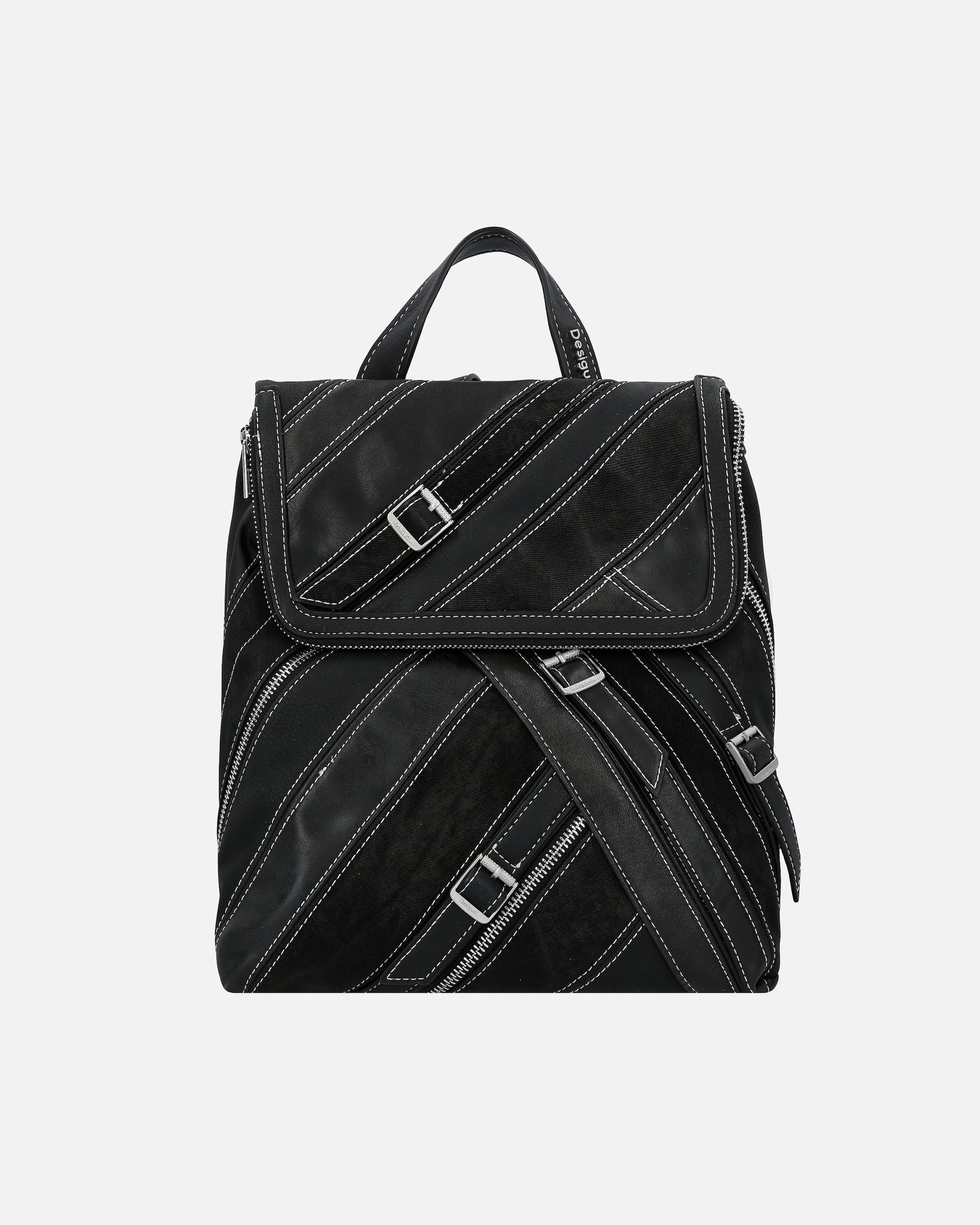 Rucksack für Männlich Desigual Fibonacci City-Rucksack schwarz