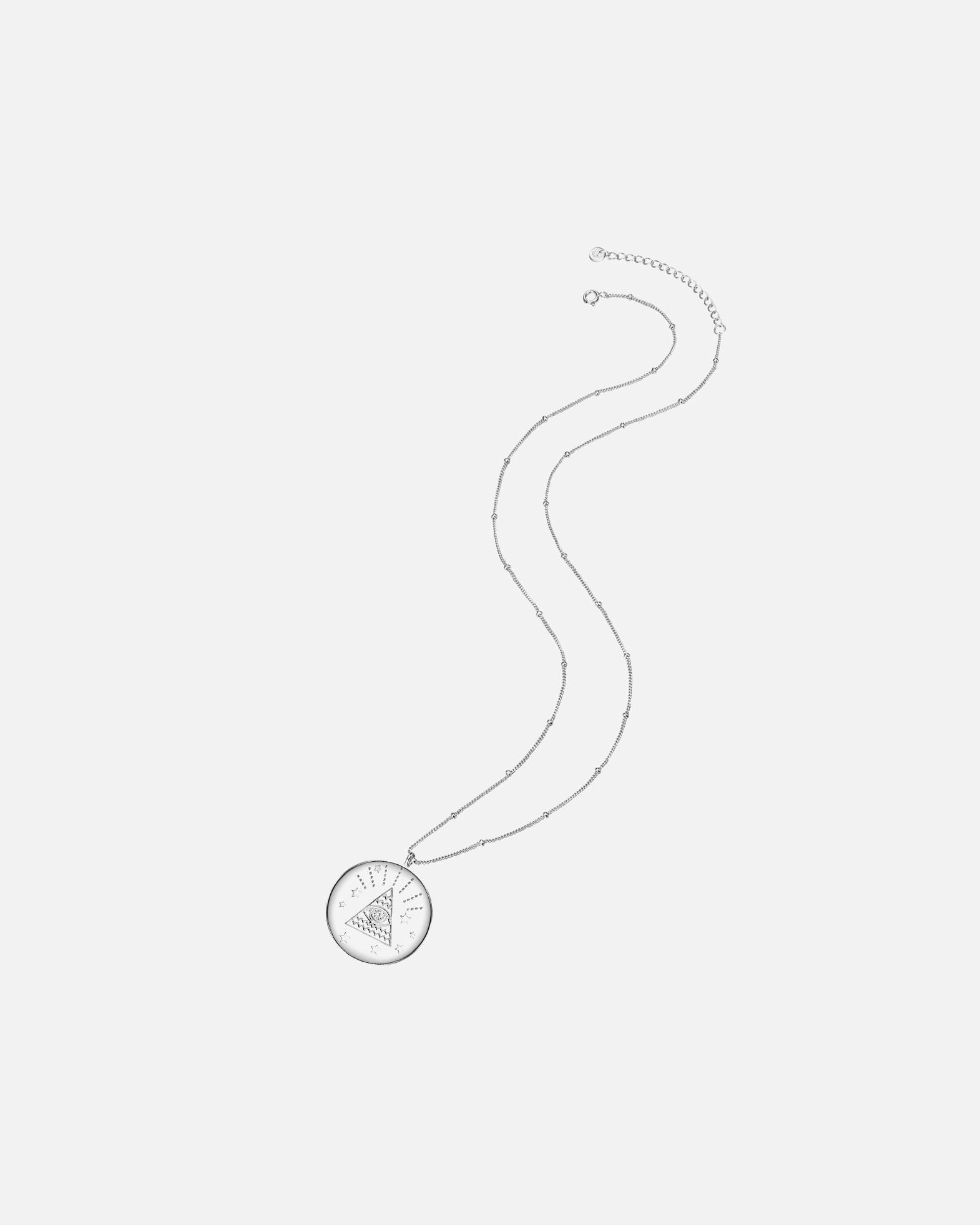 Collier for FemmeGlanzstücke MünchenCollier en argent Œil omniscient Argent sterling en Or rose50,0 cm Basiskette + 5,0 cm Verlängerung