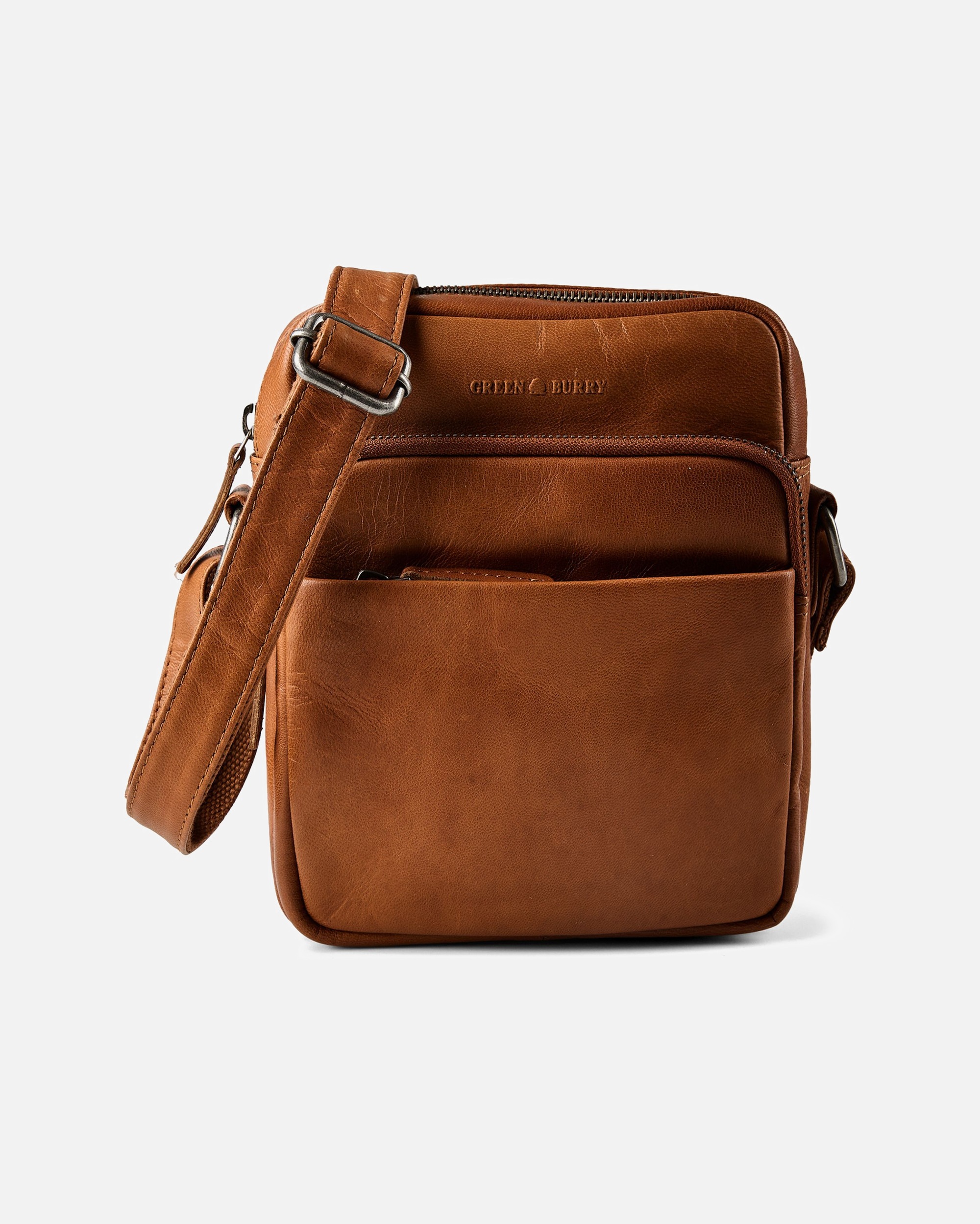Tasche für Männlich Greenburry Fiorentina Umhängetasche tan