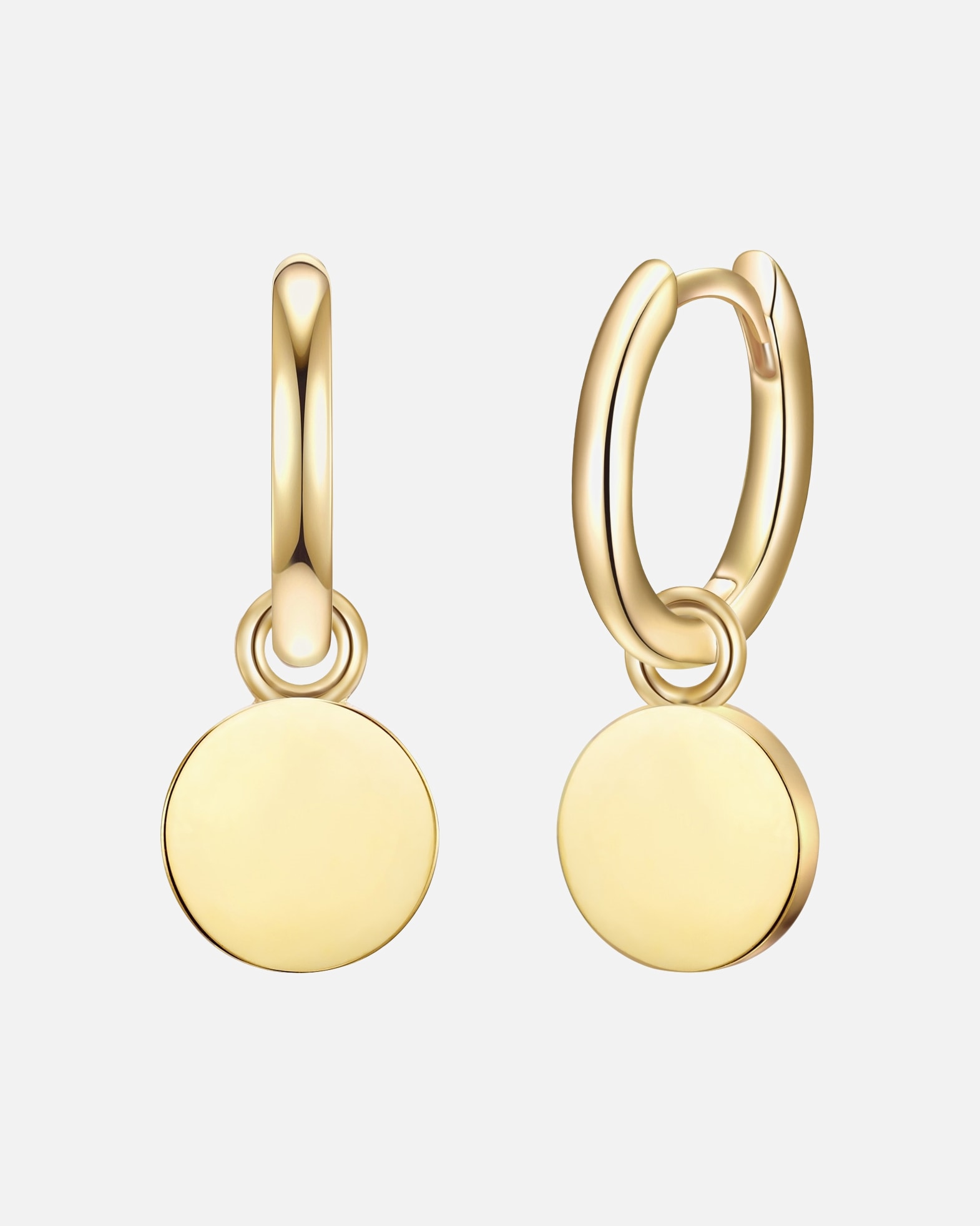 Créoles for FemmeGlanzstücke MünchenCréoles en argent Cercle Argent sterling en Or jaune9,7 mm