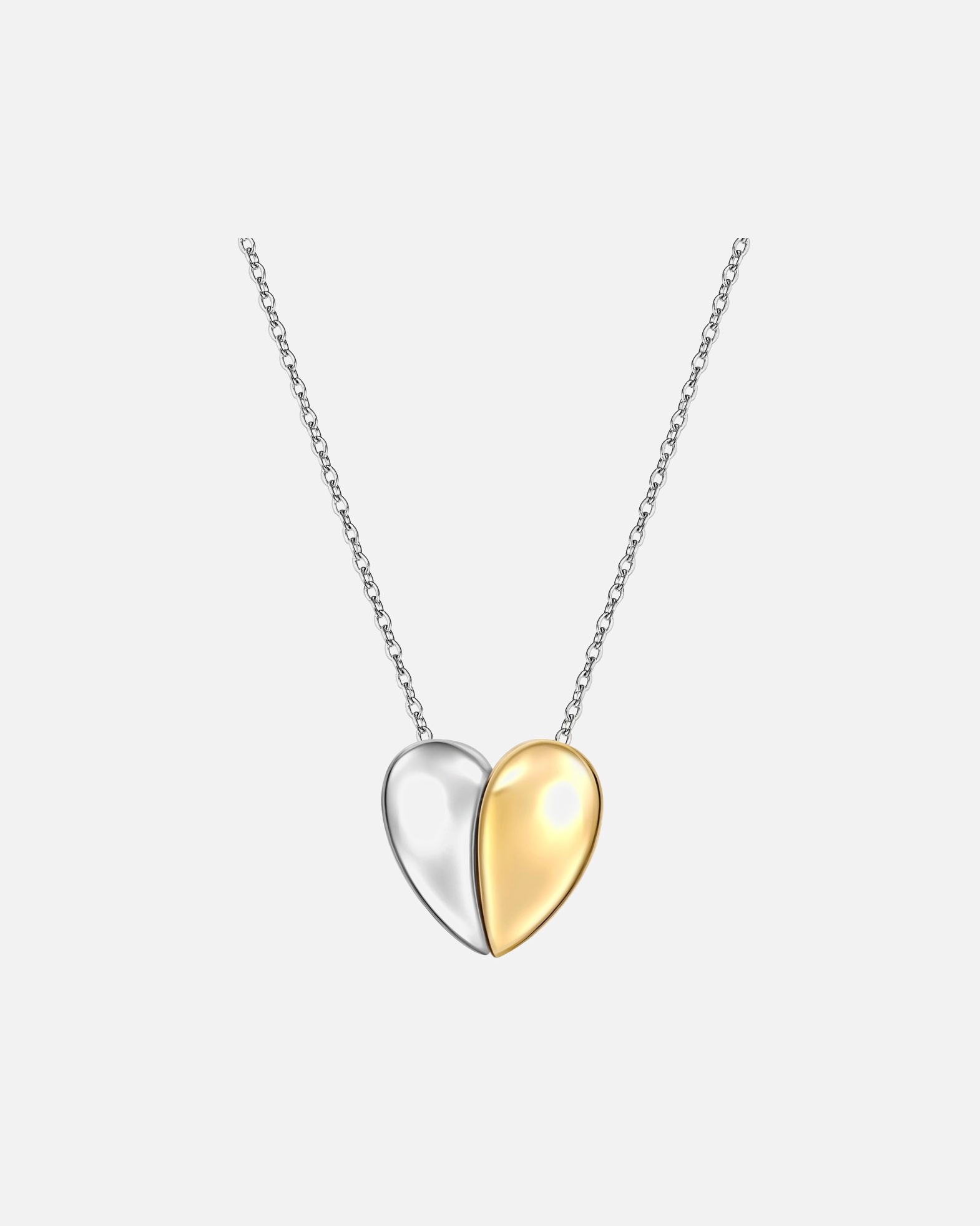 Collier for FemmeCollier Cœur en laiton doré44,0 cm Basiskette + 5,0 cm Verlängerung