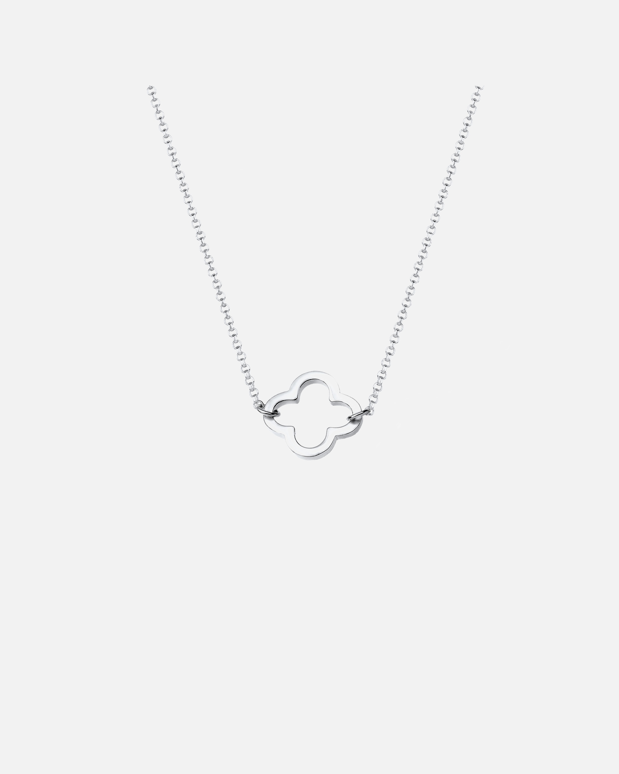 Collier for FemmeElliFemmes Trèfle Filigrane Porte-bonheur en Argent Sterling 92540