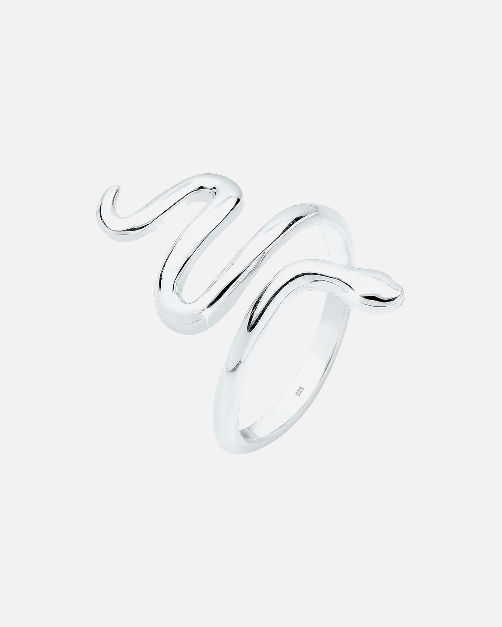 Bague for FemmeElliFemmes Serpent Enlacé Statement en Argent Sterling 925silberfarben