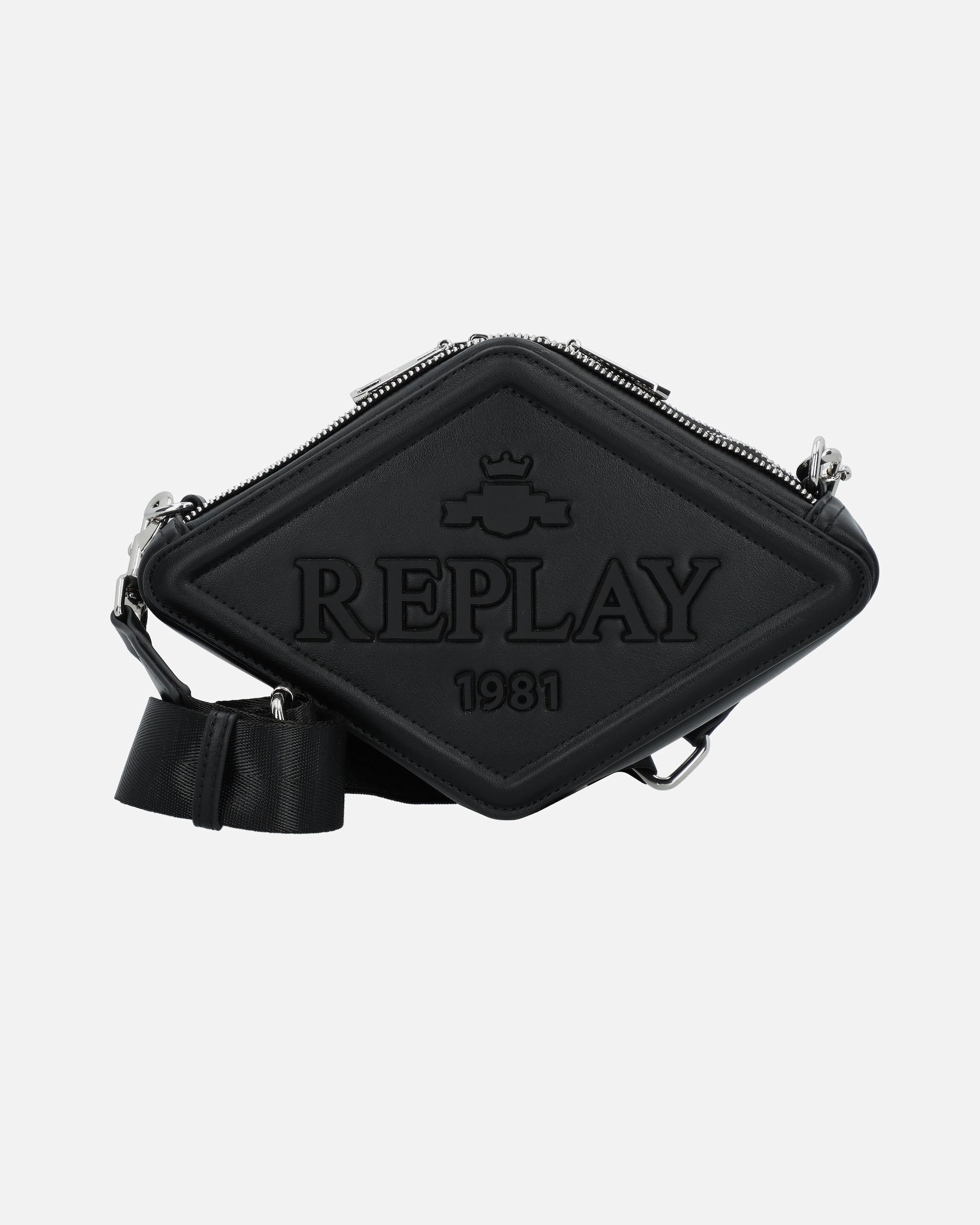 Clutch für Weiblich Replay Umhängetasche black