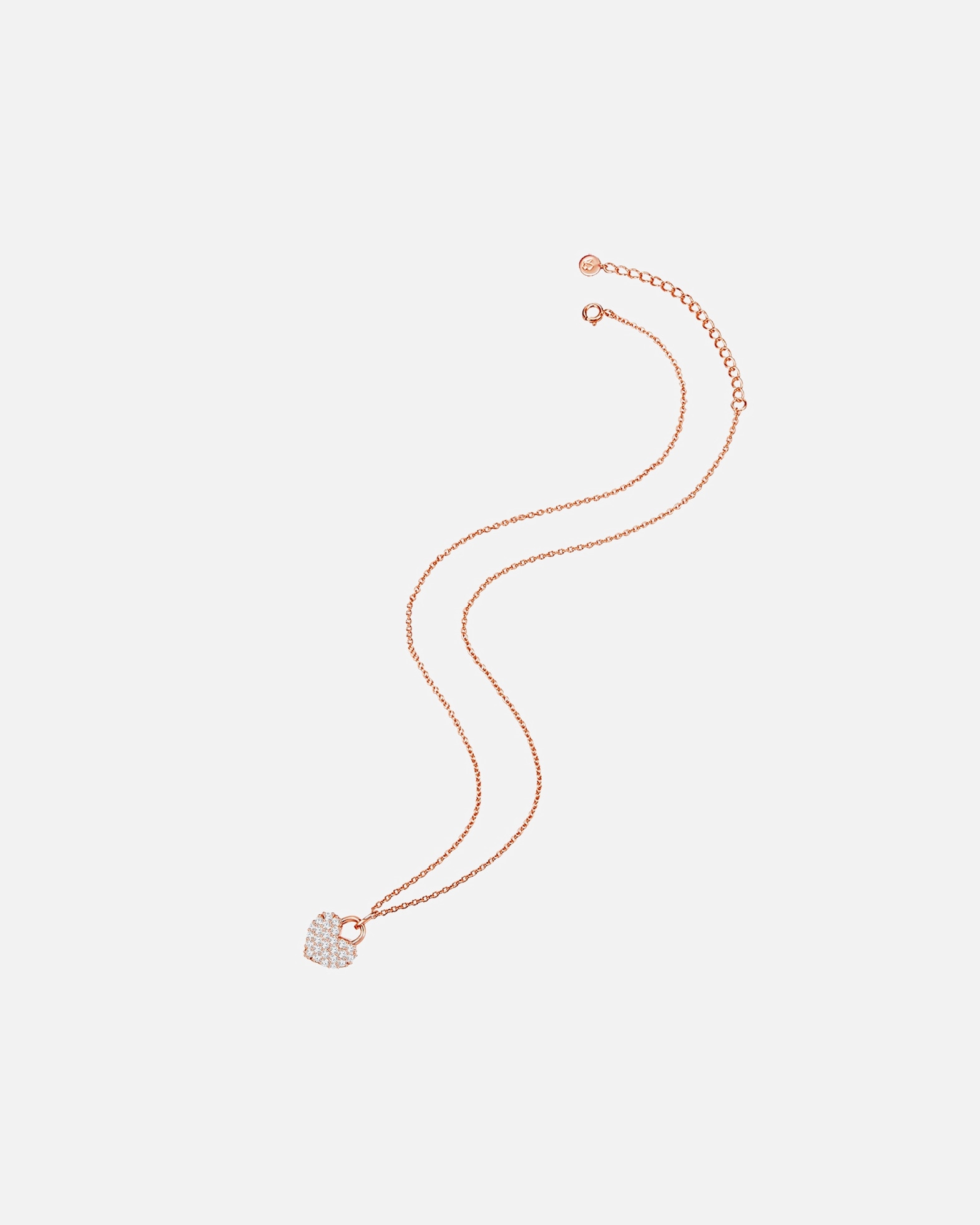 Collier for FemmeGlanzstücke MünchenCollier en argent Coeur Argent sterling Oxyde de zirconium (CZ) en Or jaune40,0 cm Basiskette + 5,0 cm Verlängerung