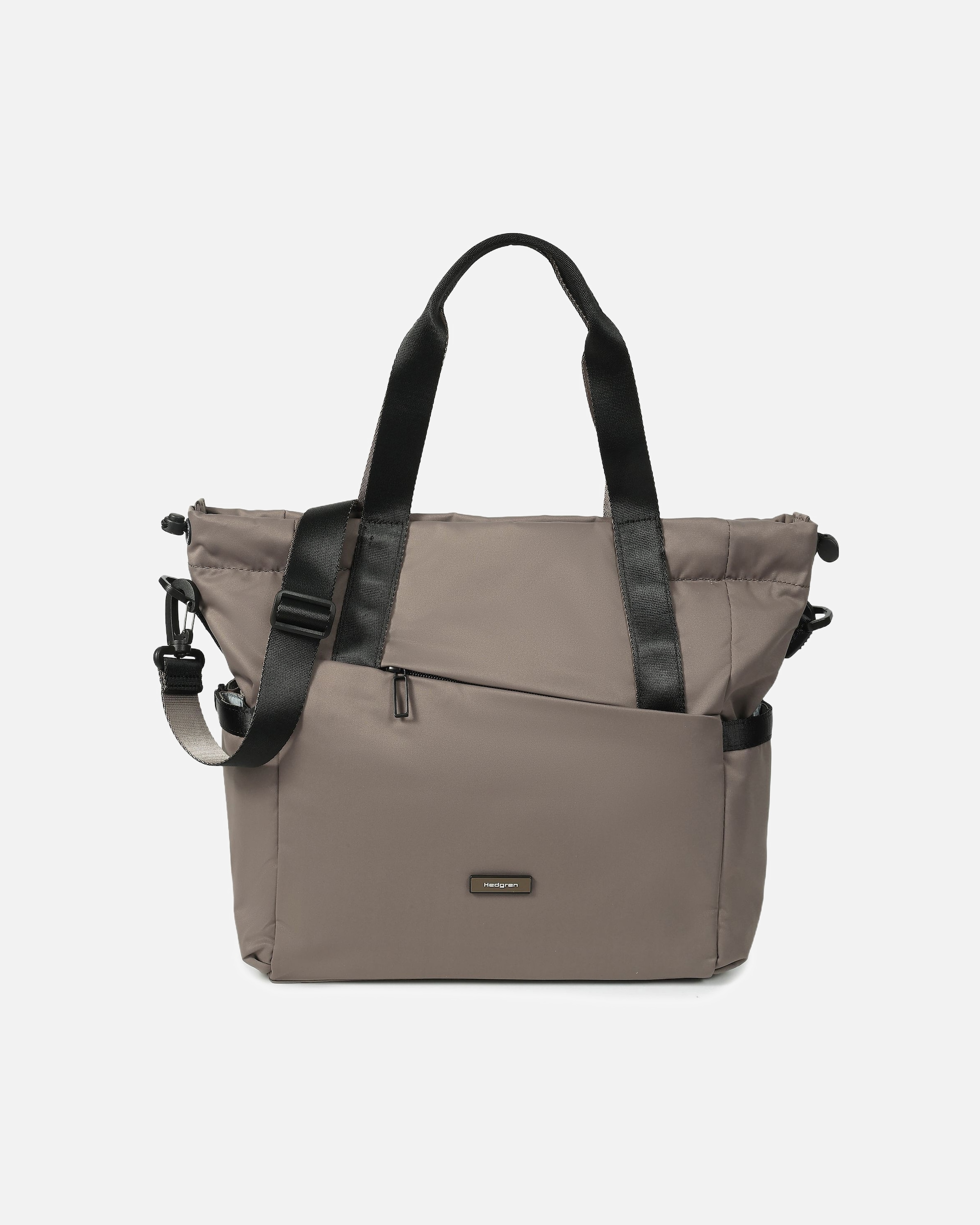 Tasche für Weiblich Hedgren Nova Galactic Schultertasche 43 cm morel