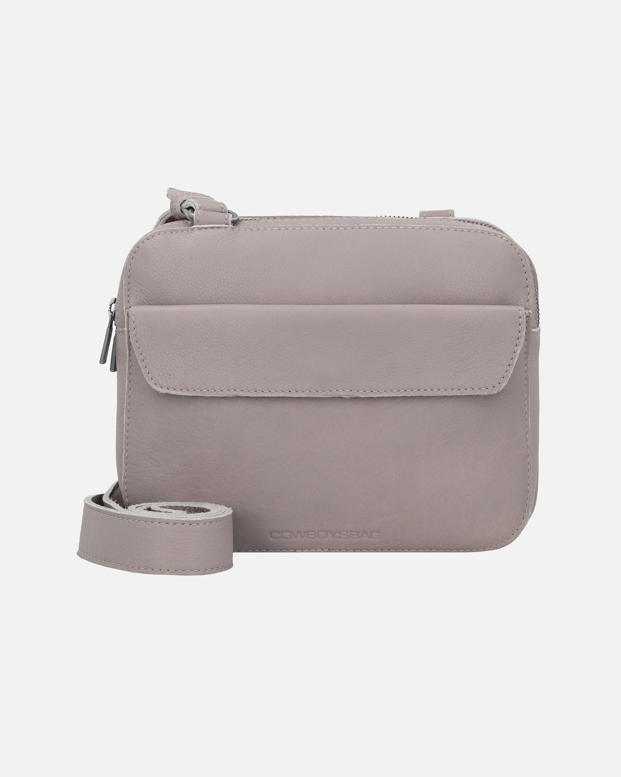 Tasche für Weiblich Anmore Umhängetasche Leder 23 cm beige