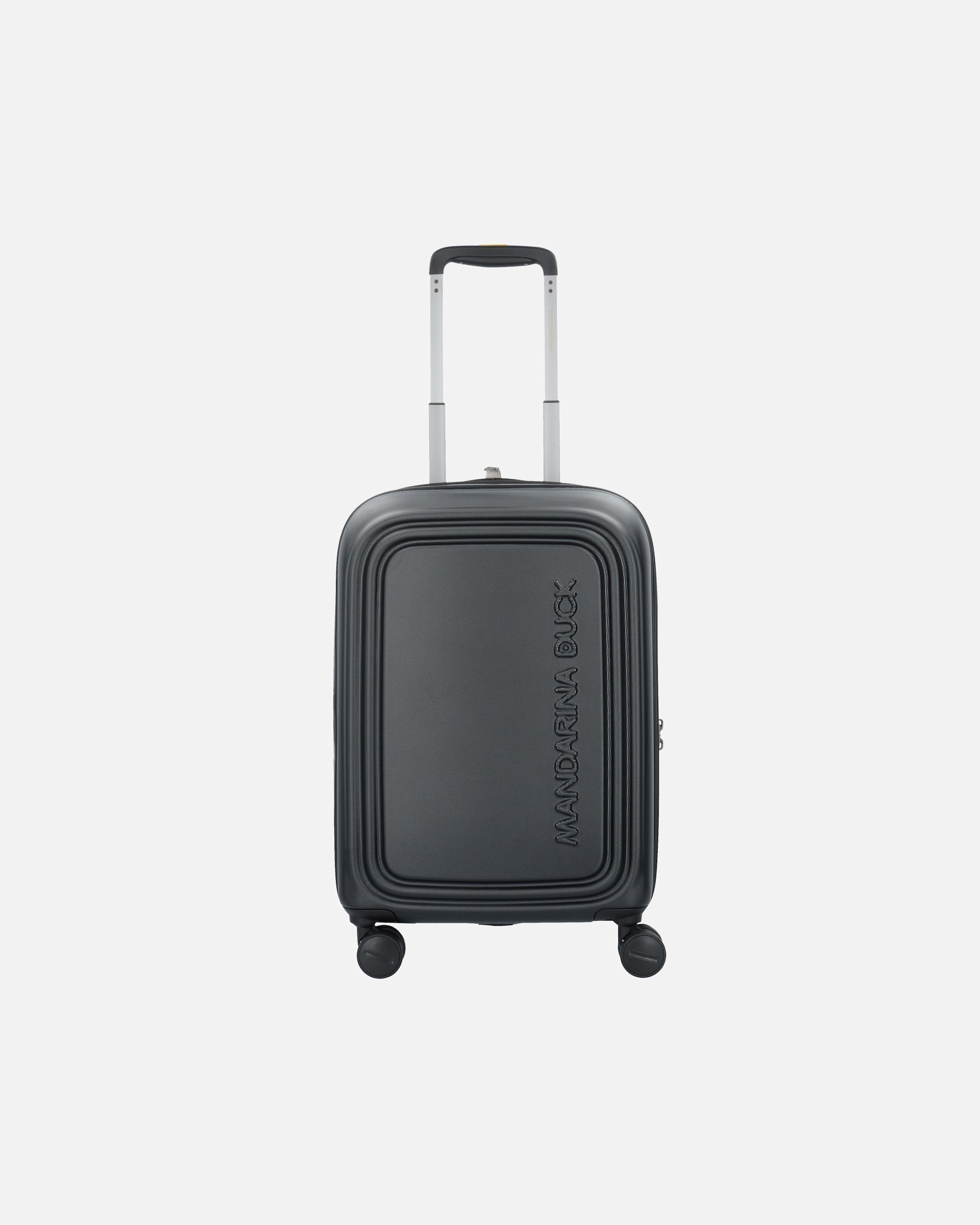 Handgepäckkoffer für Männlich Mandarina Duck Logoduck 4-Rollen Kabinentrolley 56 cm black