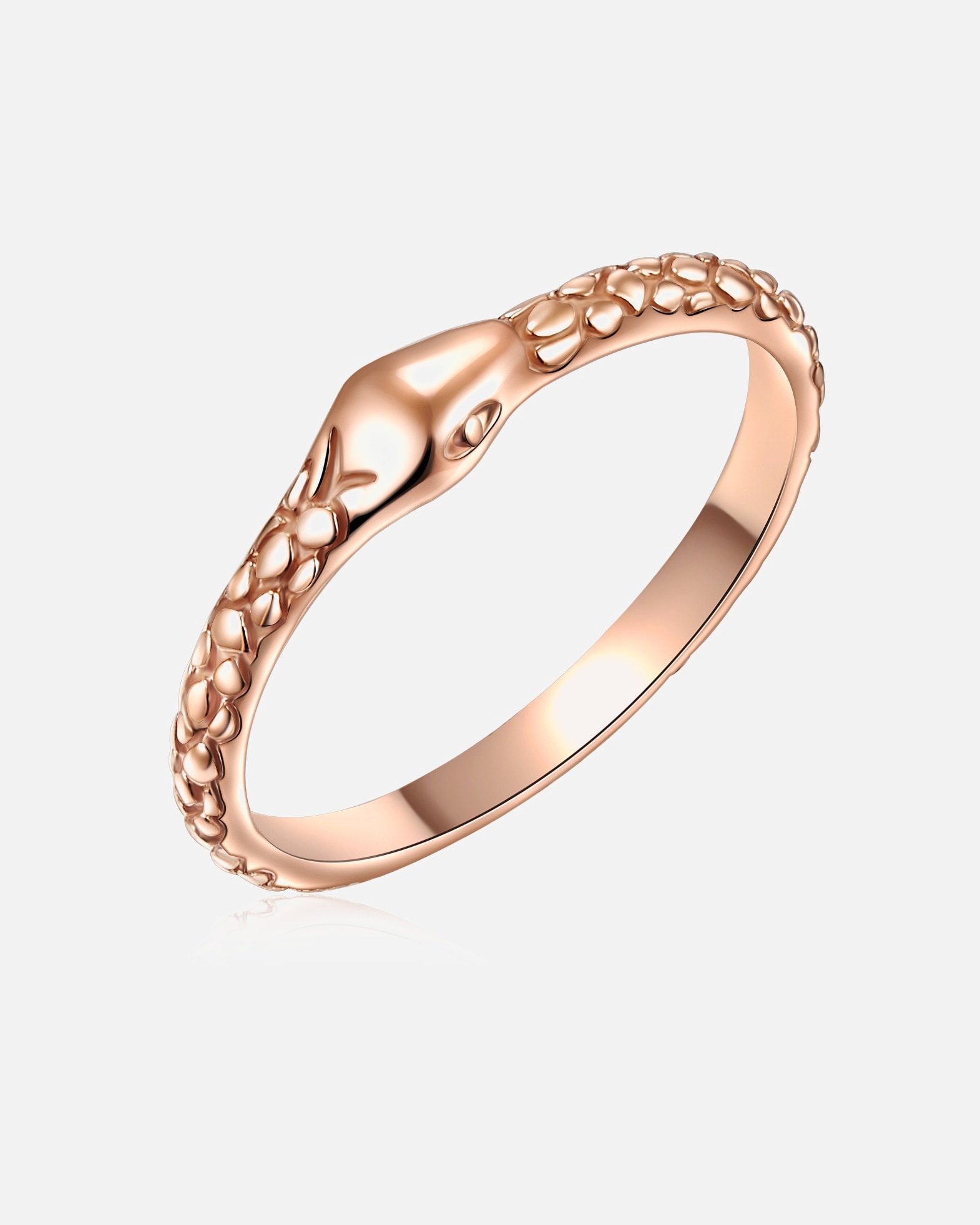 Bague for FemmeGlanzstücke MünchenBague en argent Tête de serpent Argent sterling en Or rose48