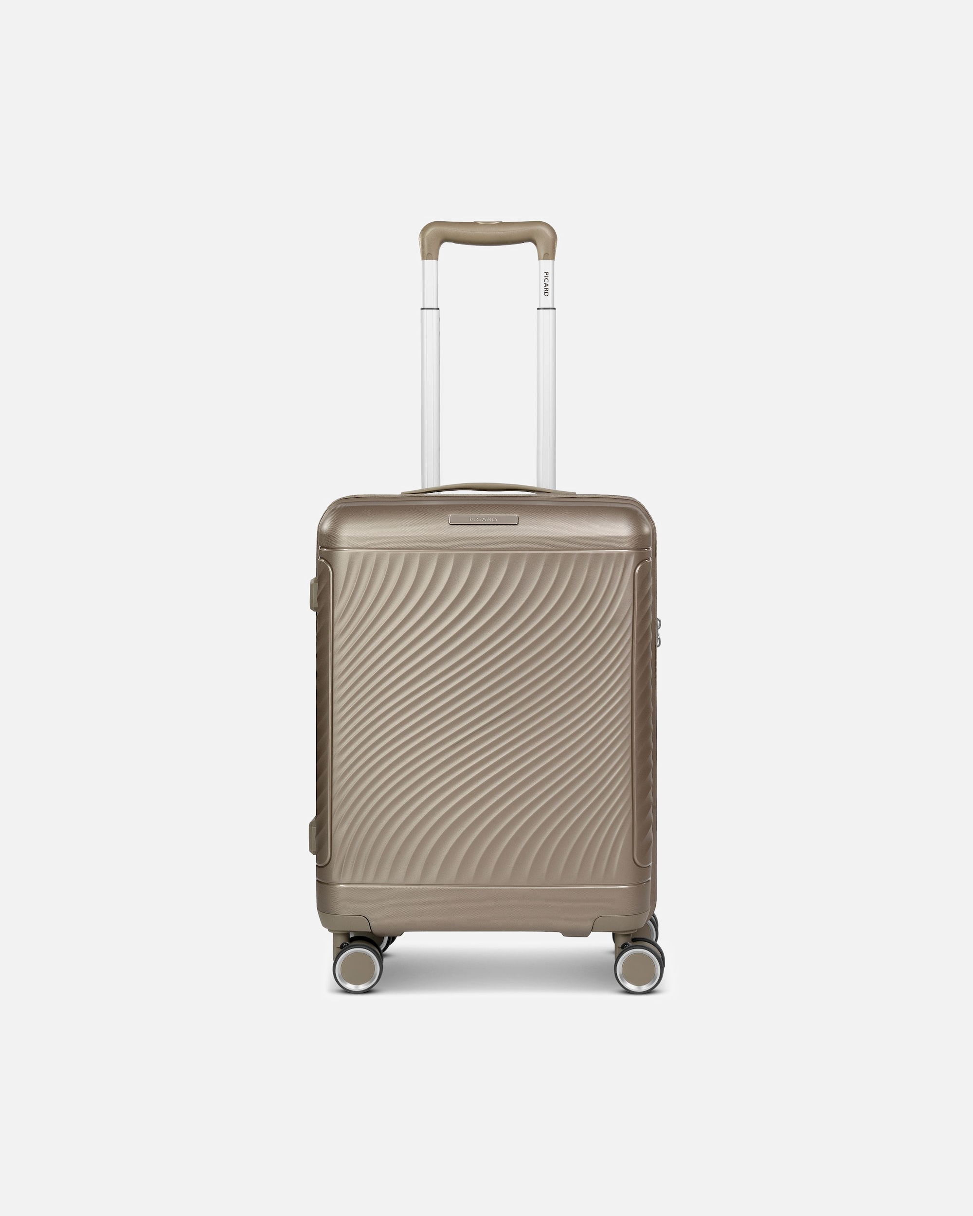 Valise for HommePicardVienna 4 roulettes Trolley de cabine S 54 cmchampagner