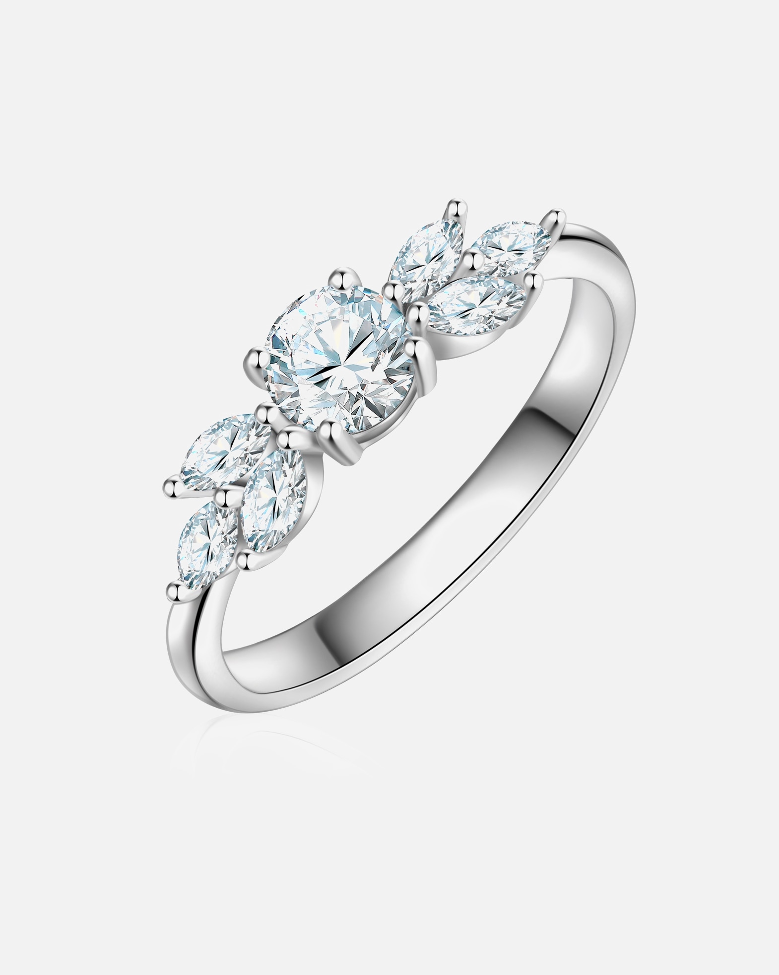 Bague for FemmeTrilaniBague en Argent Sterling en argent avec Zirconium54