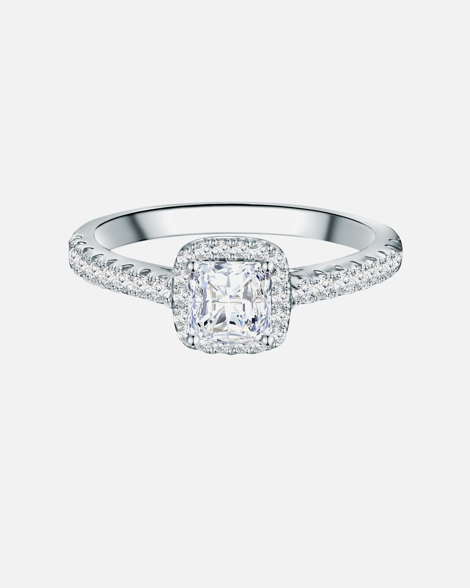 Bague for FemmeTrilaniBague en argent Argent sterling Oxyde de zirconium (CZ) en Argent53