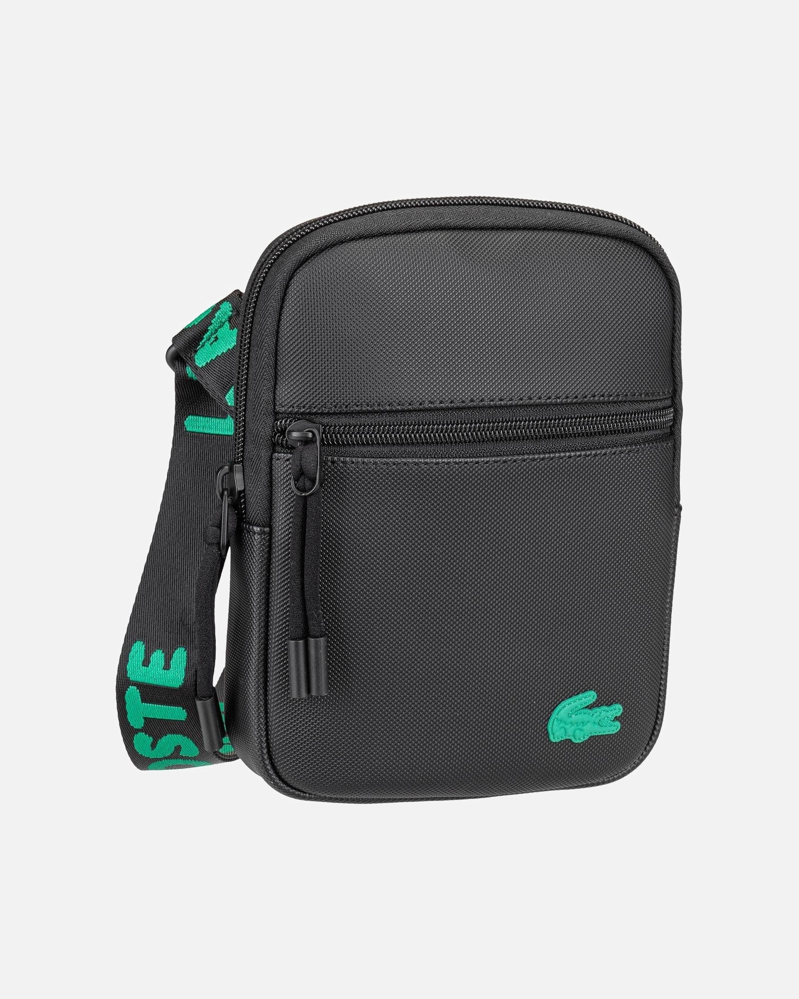 Sac Bandoulière for HommeLacosteMini sac à bandoulière 16 cmjacquard webbing noir