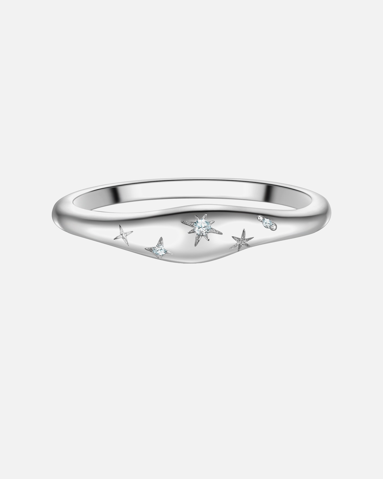 Bague for FemmeGlanzstücke MünchenBague Étoile en Argent Sterling en argent avec Zirconium50