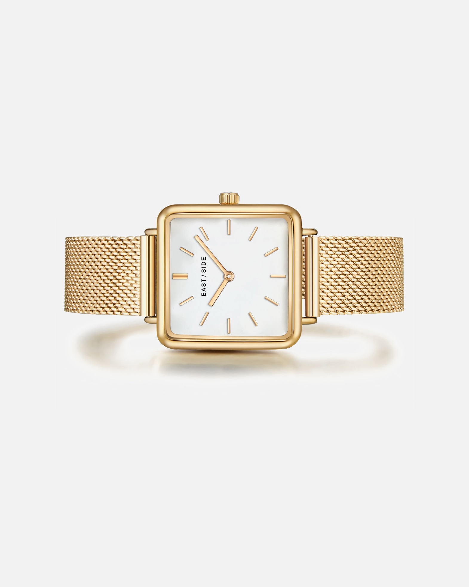 Uhr für Weiblich EASTSIDE Quarzuhr Grand in Gelbgold Edelstahl in Gelbgold 37,3 mm