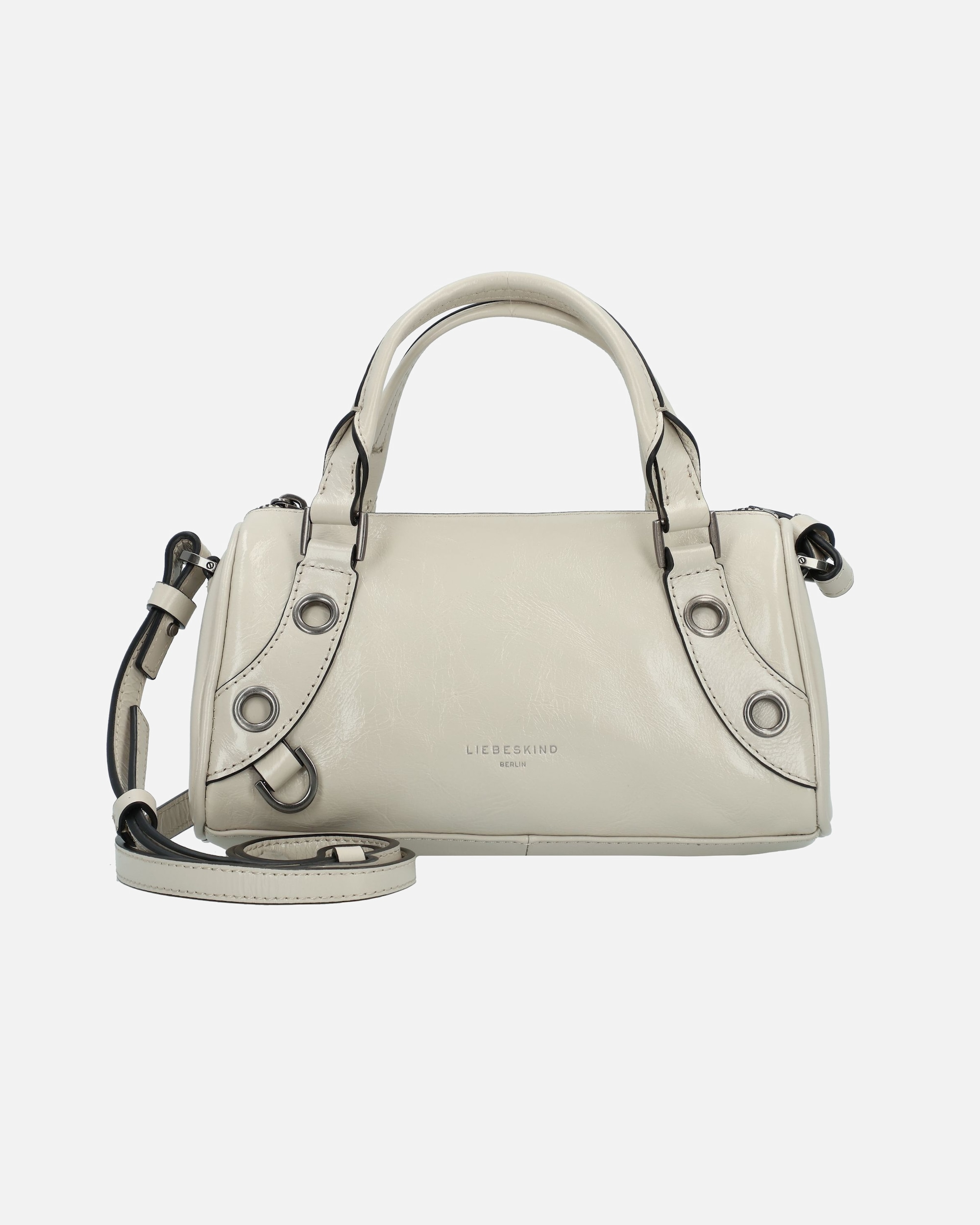 Tasche für Weiblich Liebeskind Nika Handtasche S Leder 22 cm milk